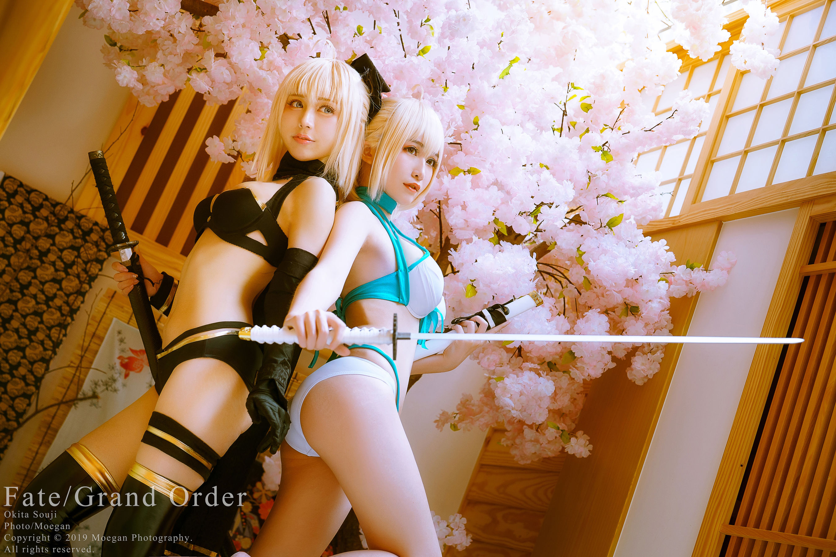 [Cosplay写真] Miyana咪呀 – 沖田総司 水着 [21P]
