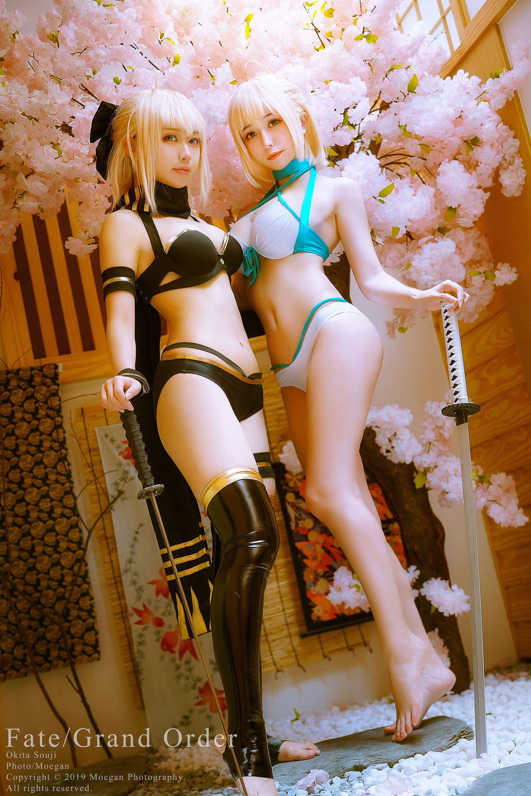 [Cosplay写真] Miyana咪呀 – 沖田総司 水着 [21P]