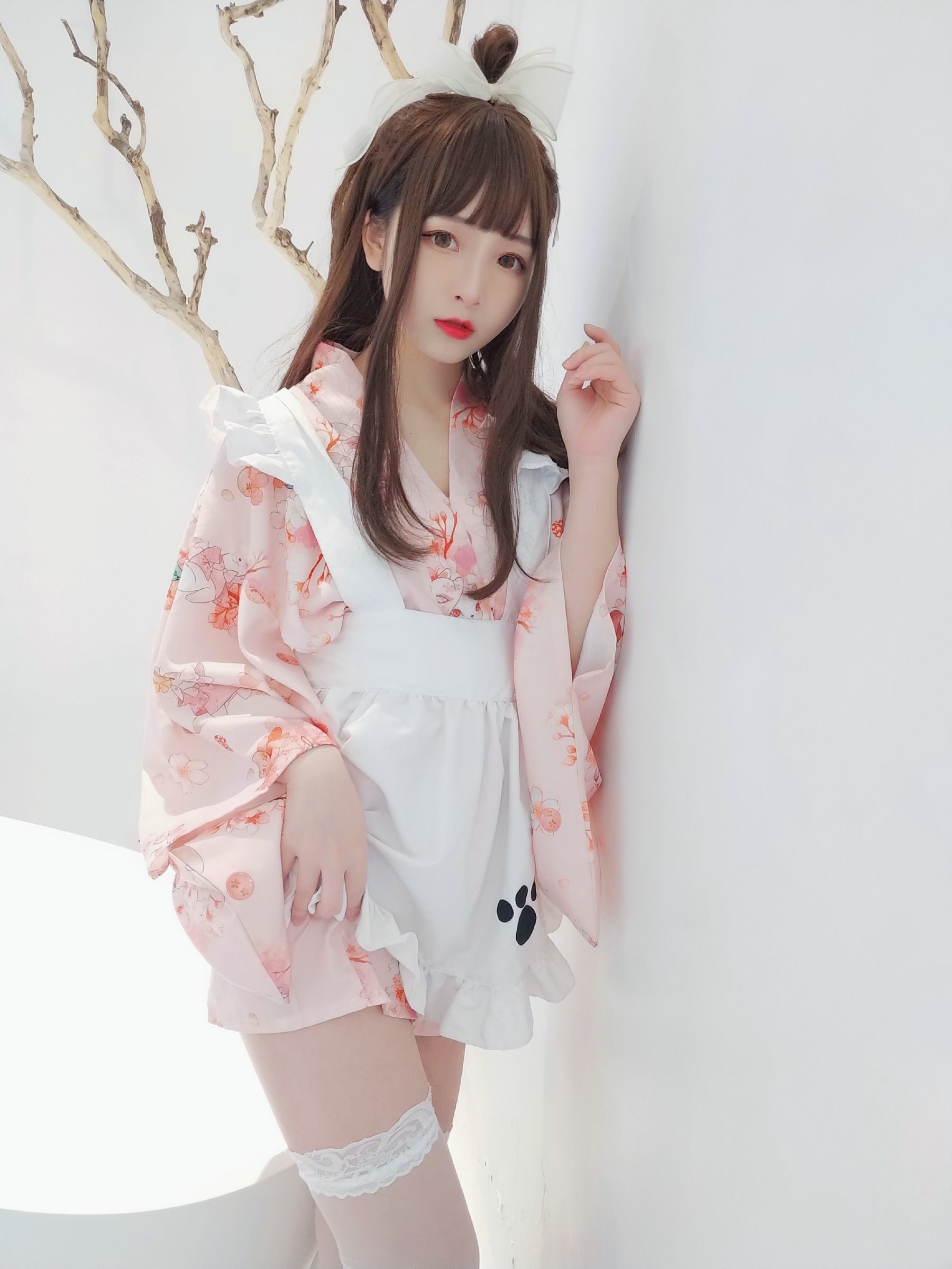 二次元美女古川kagura 浴衣女仆 [13P]
