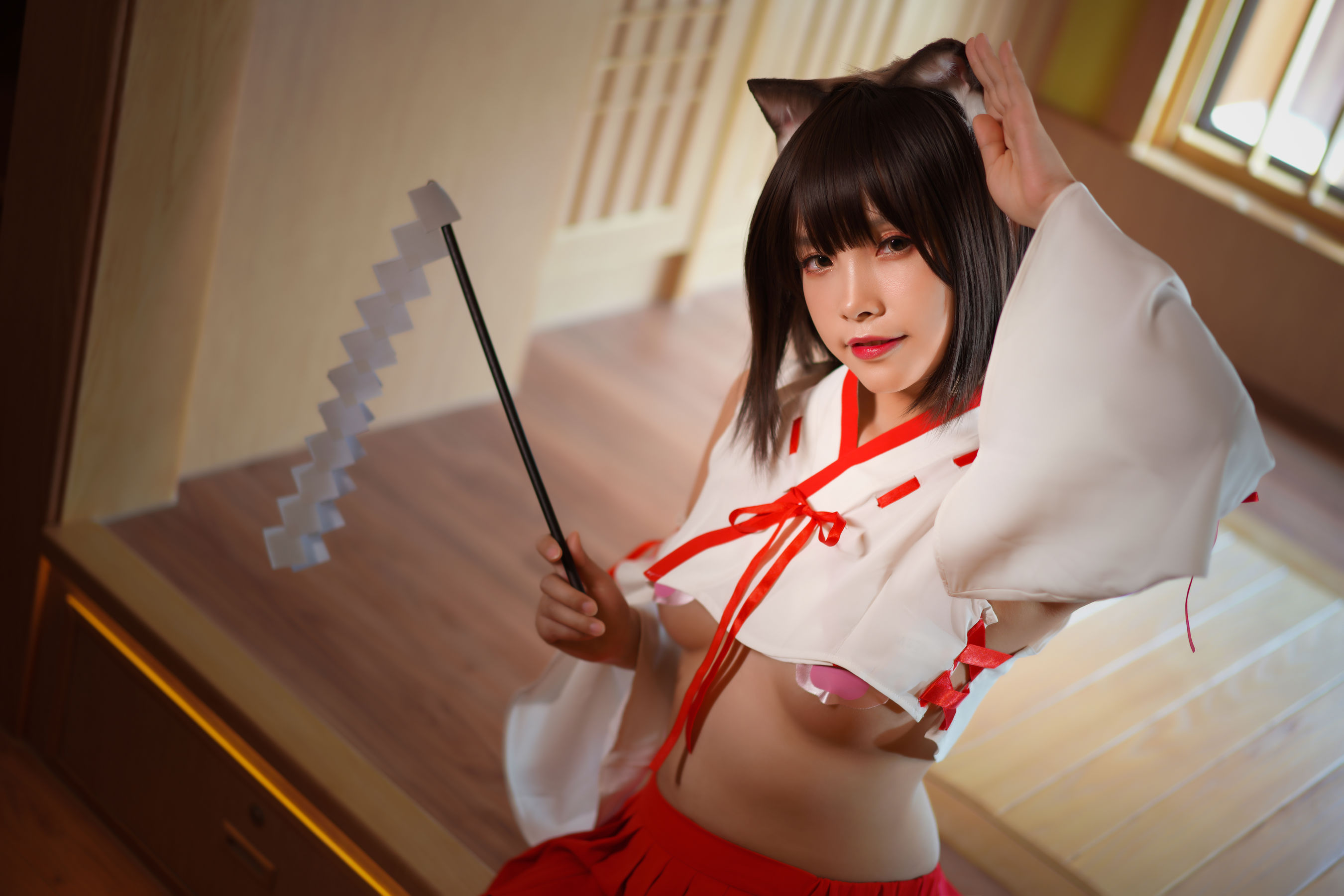 Neko-薇薇 – 巫女 [31P]