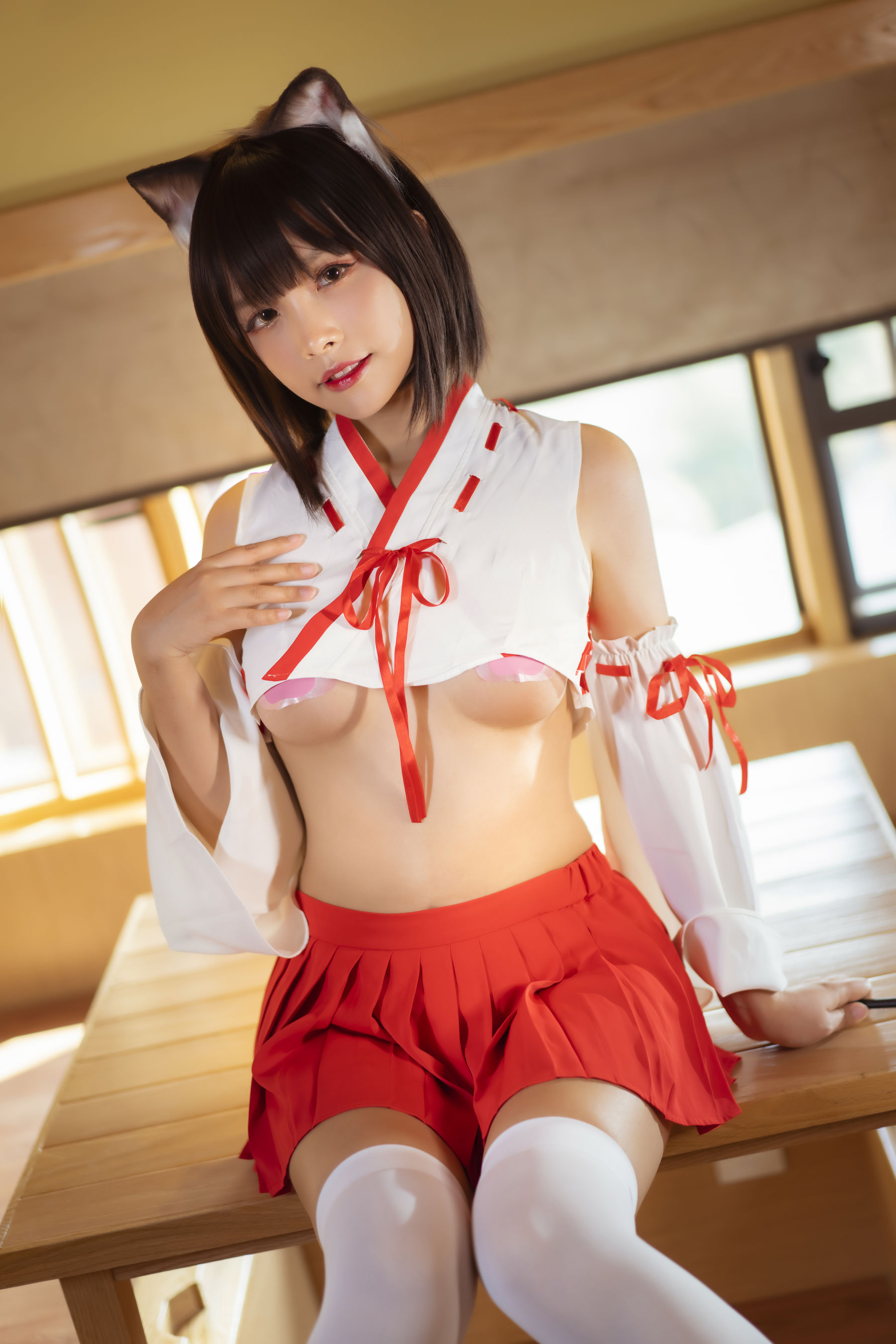 Neko-薇薇 – 巫女 [31P]