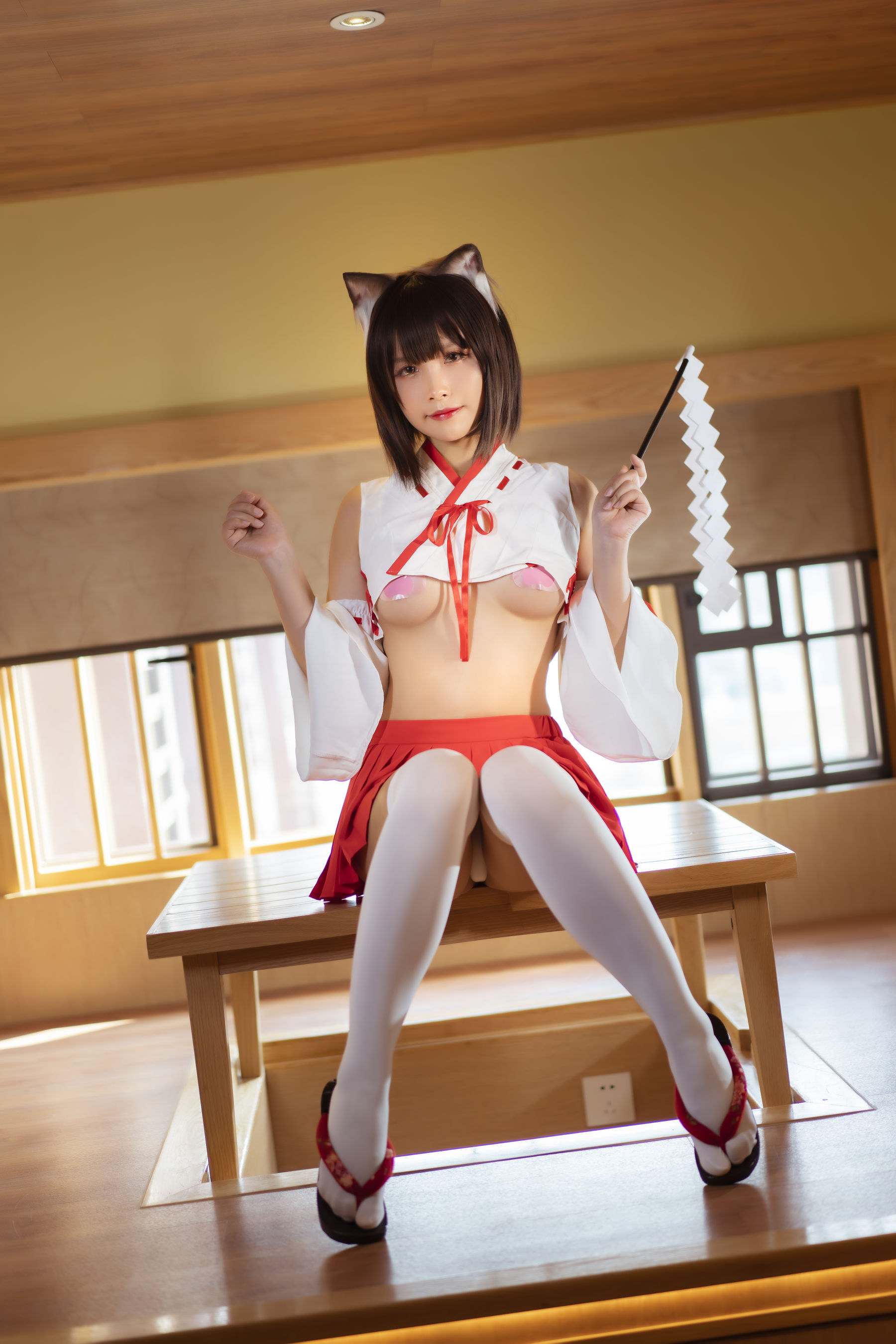 Neko-薇薇 – 巫女 [31P]