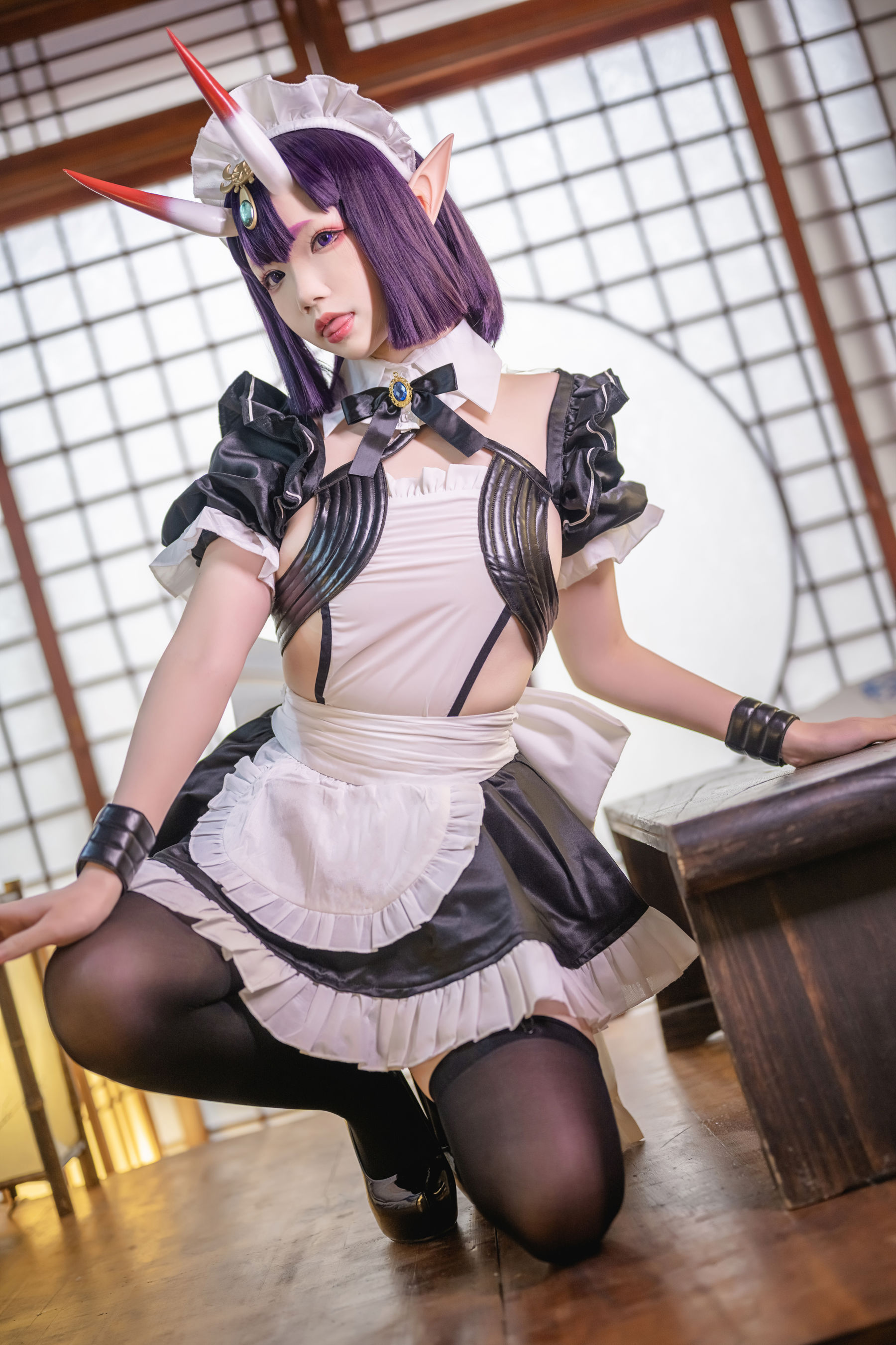 Cos小姐姐雪琪 – 酒吞童子女仆 [62P]