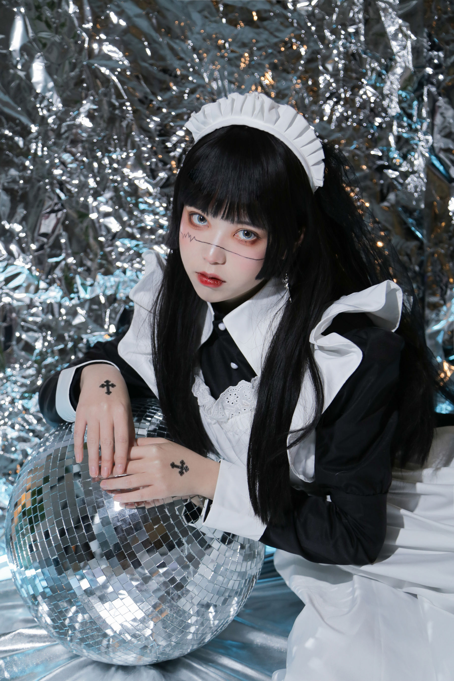 可爱妹子Fushii_海堂 – 生化女仆 [46P]
