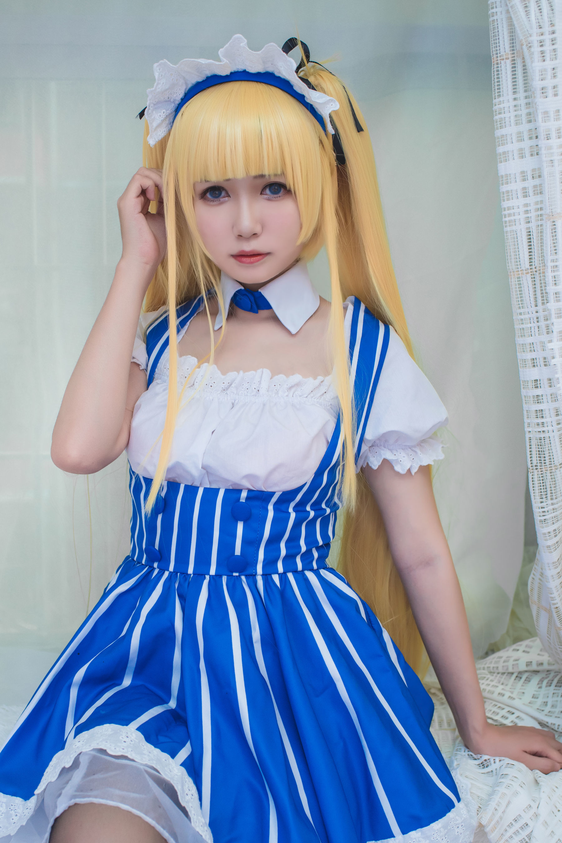 [萝莉COS] 白金Saki – 女仆 [21P]