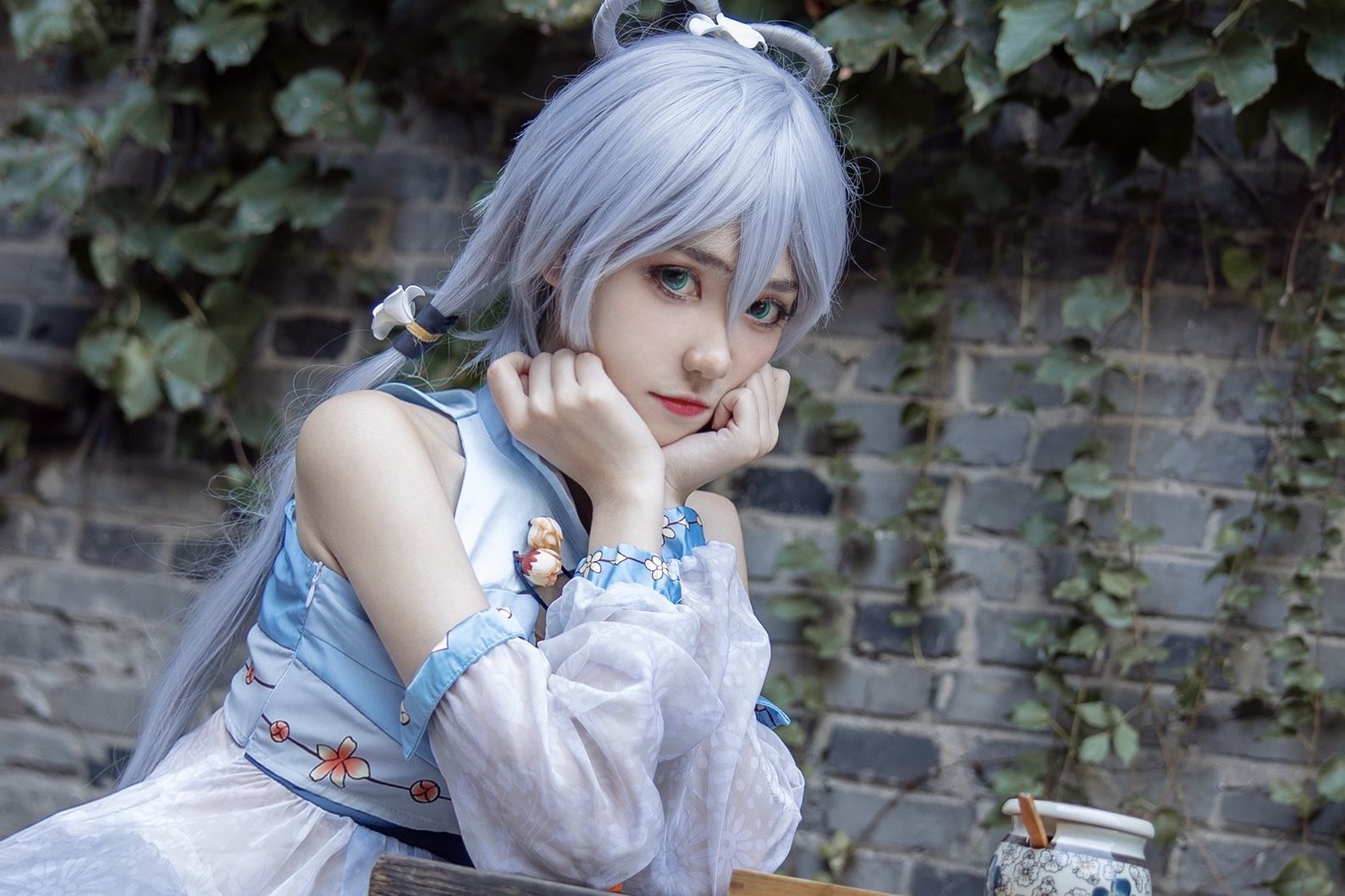 动漫博主南桃Momoko – 洛天依花语嫣然 [10P]