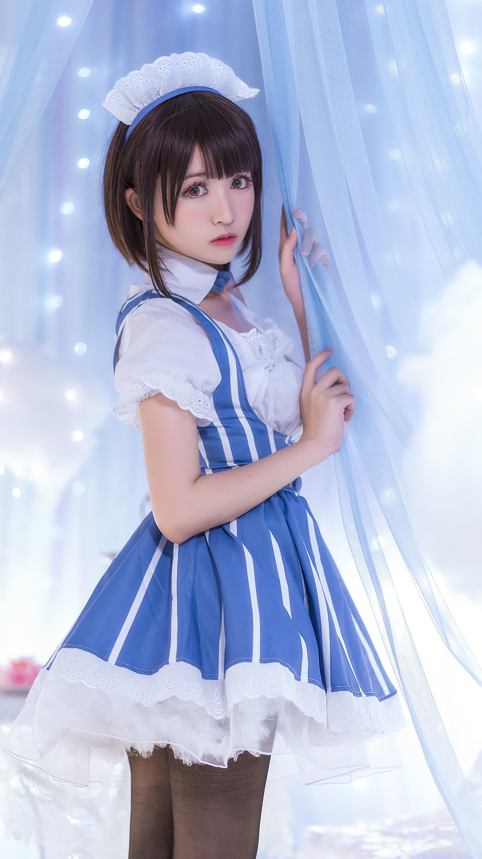 [萝莉COS] 鳗鱼霏儿 – 加藤惠 女仆 [19P]