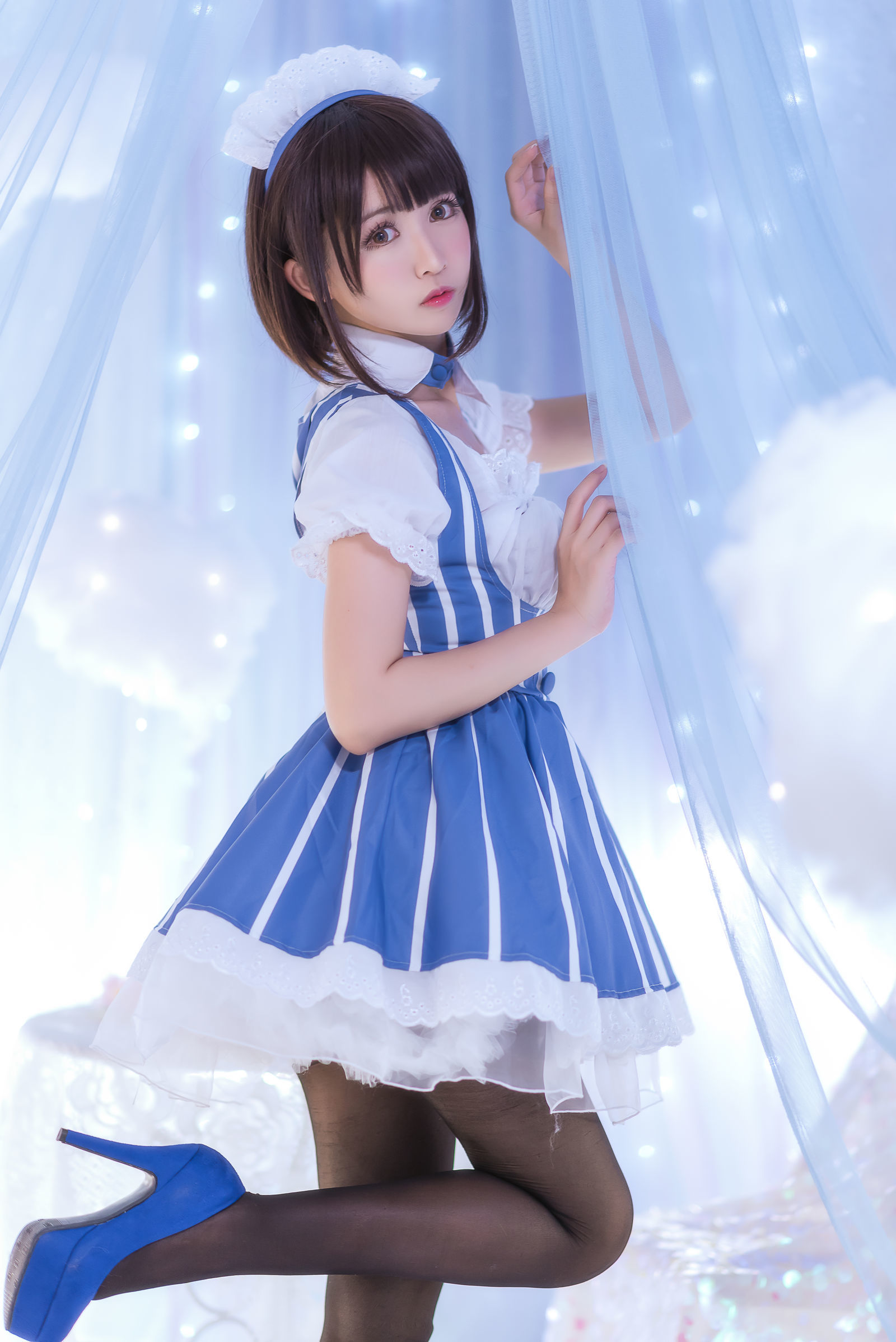 [萝莉COS] 鳗鱼霏儿 – 加藤惠 女仆 [19P]