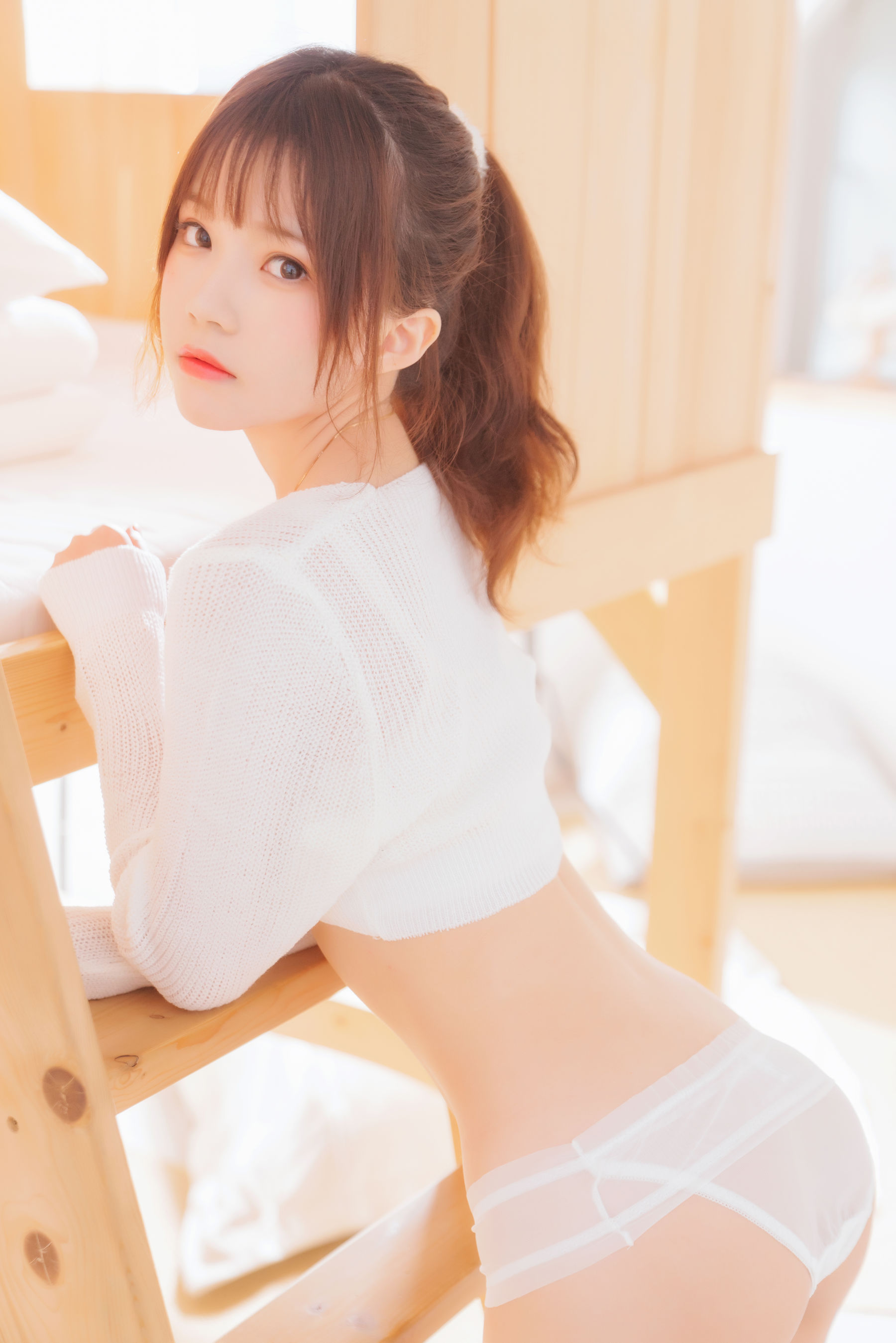 桜桃喵 黑&白 之 梦幻白 [33P]
