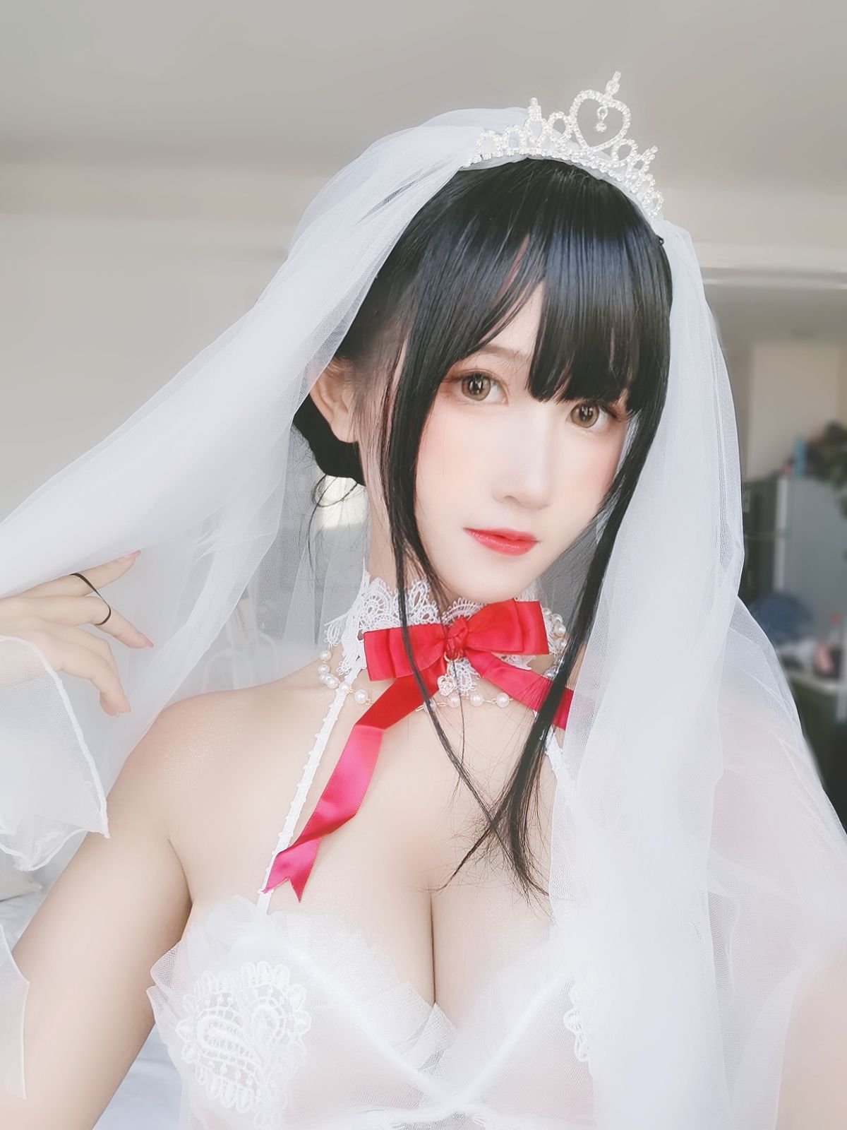 微博妹子三度_69 – 婚纱孔雀翎 [24P]