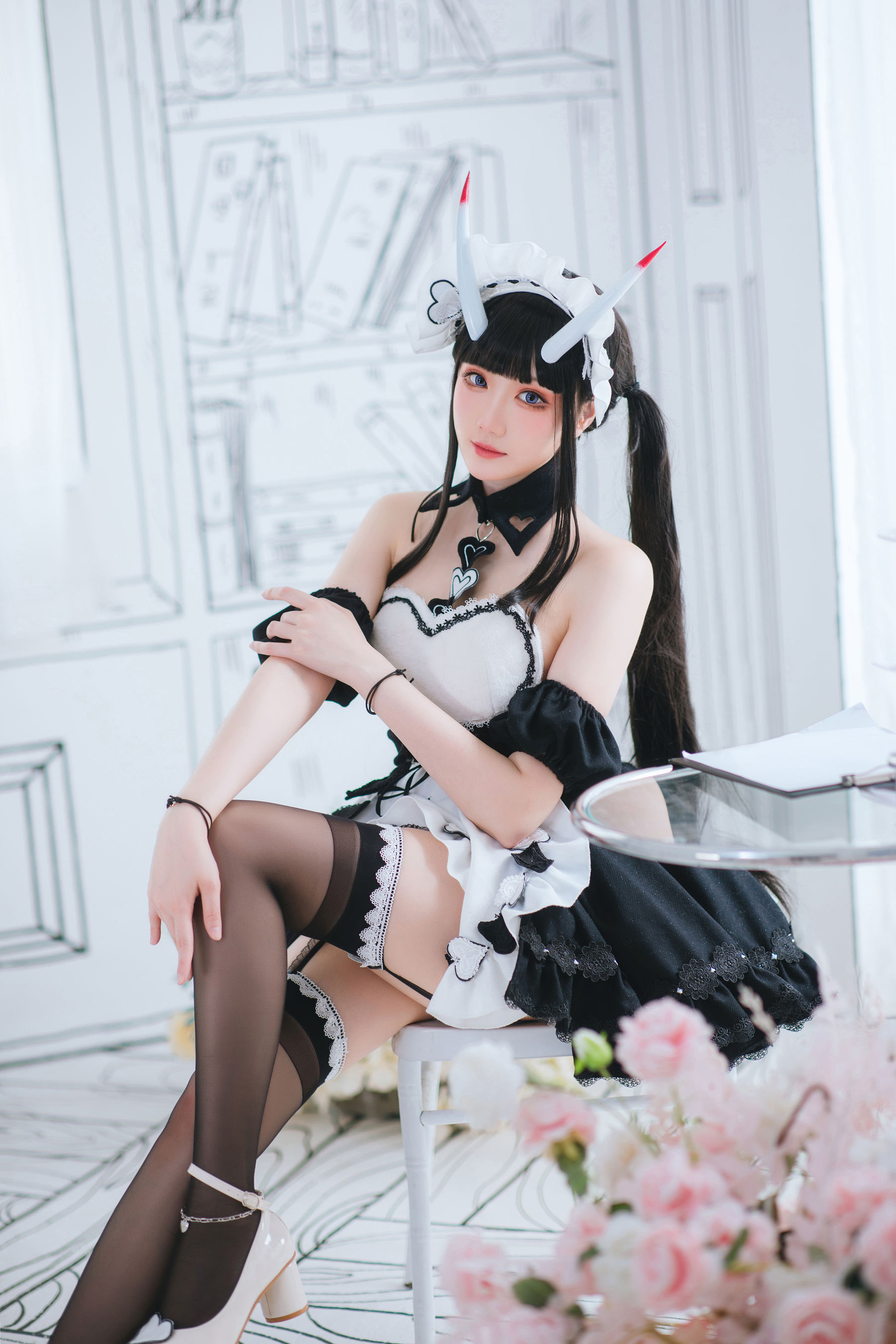 Coser瓜希酱福利 – 能代女仆 [22P]