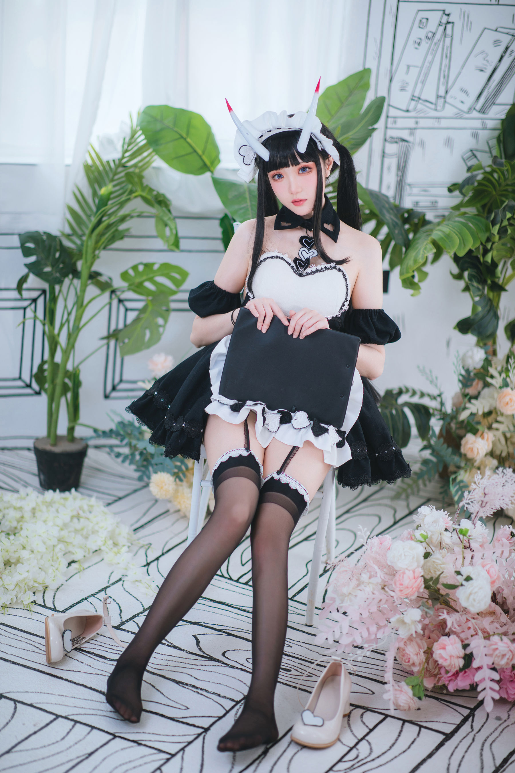 Coser瓜希酱福利 – 能代女仆 [22P]