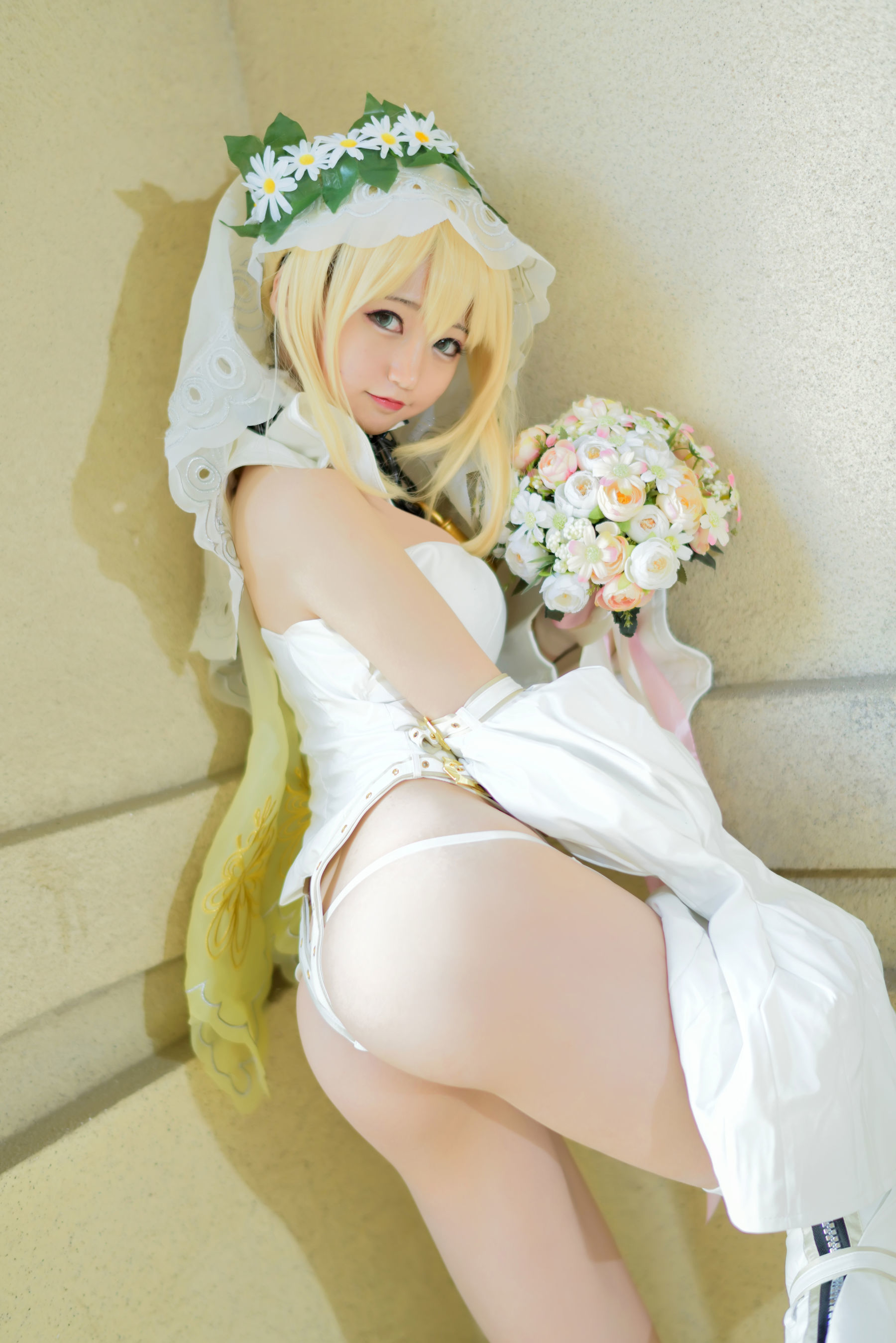 [萝莉COS] Nagesa魔物女本 白衣骑士 [45P]
