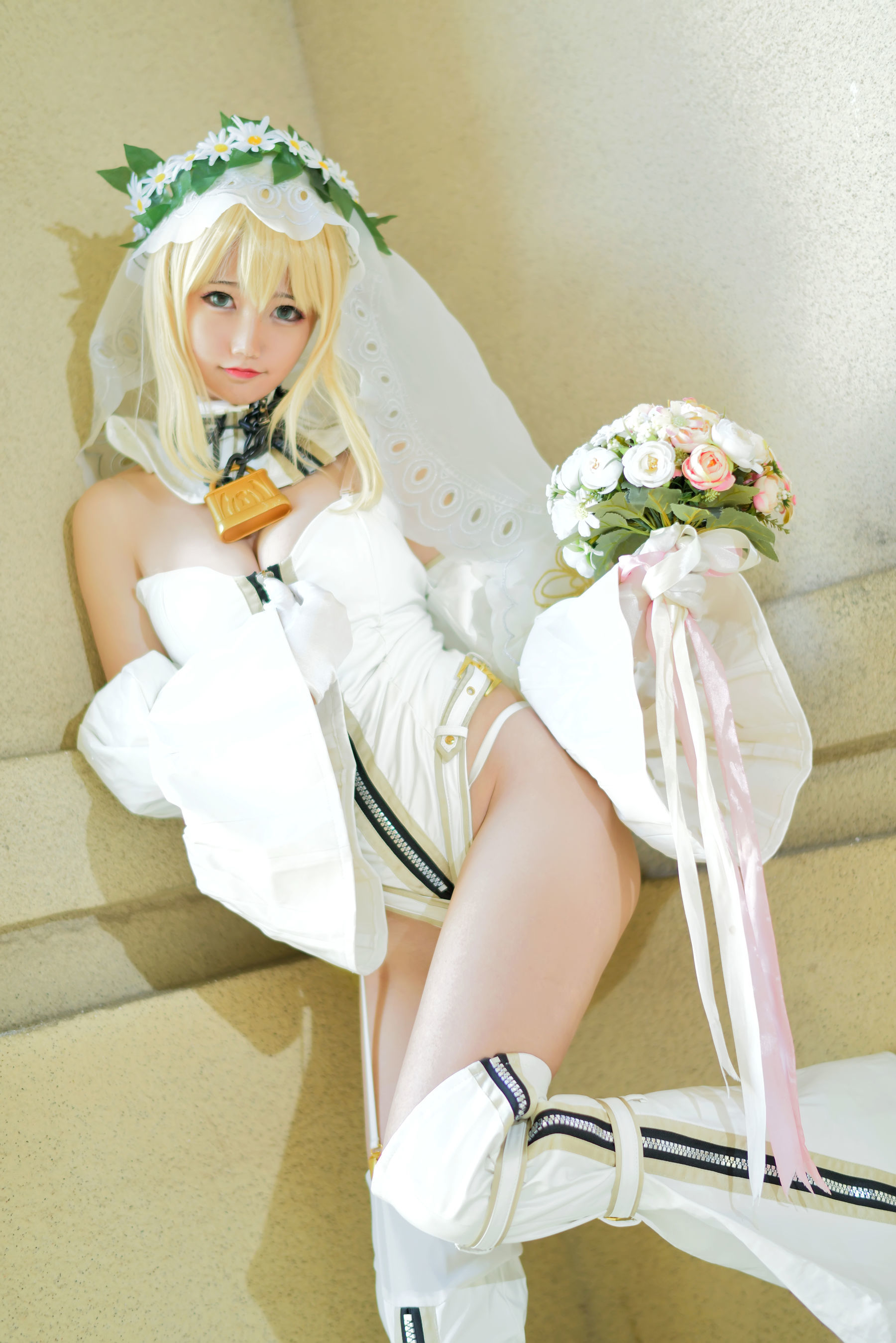 [萝莉COS] Nagesa魔物女本 白衣骑士 [45P]