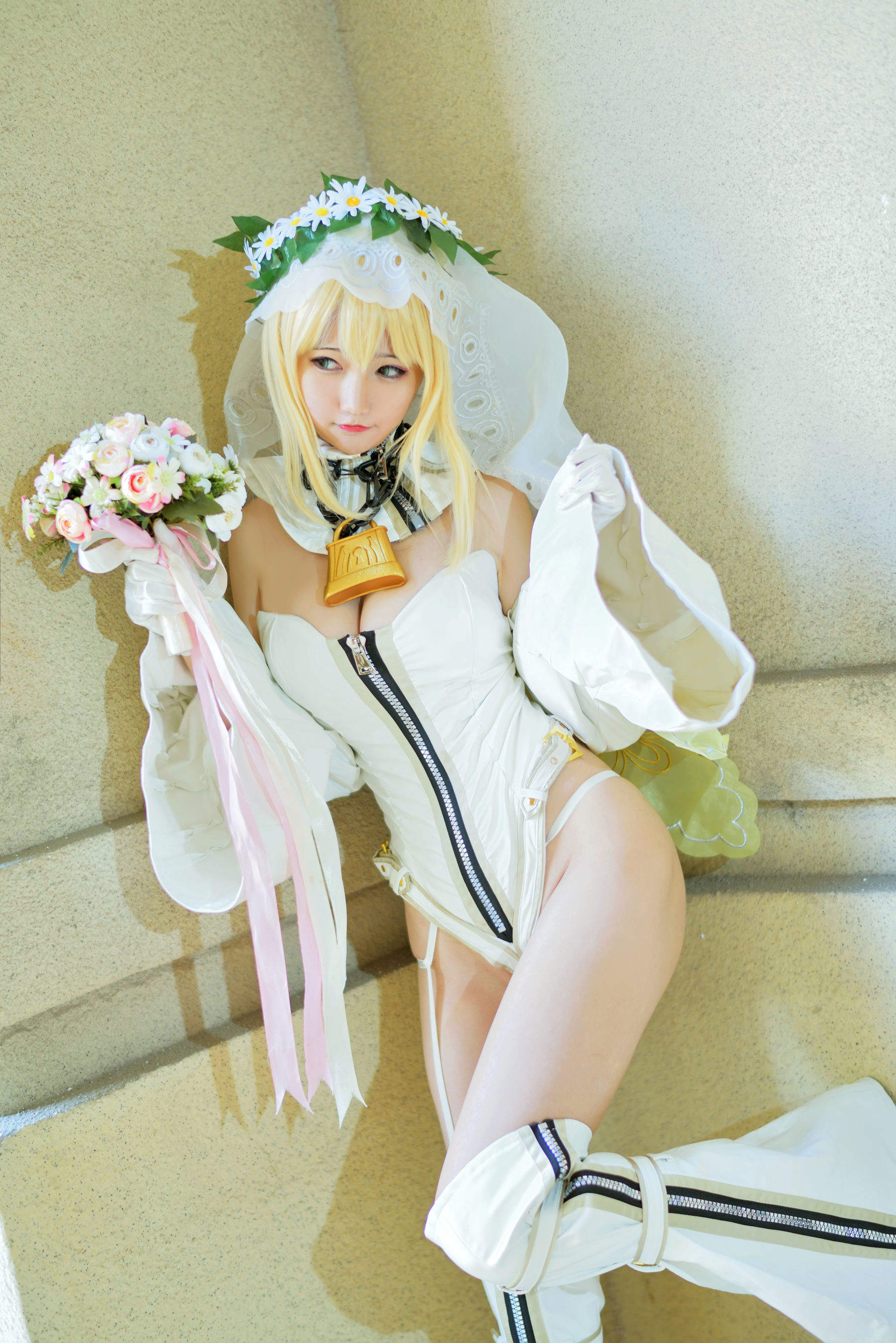 [萝莉COS] Nagesa魔物女本 白衣骑士 [45P]