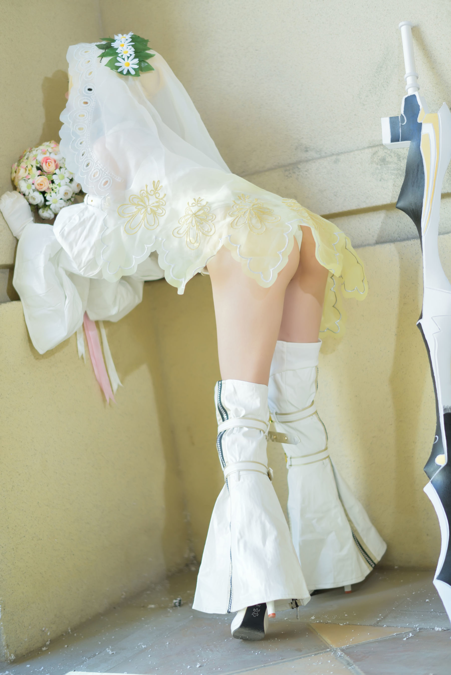 [萝莉COS] Nagesa魔物女本 白衣骑士 [45P]