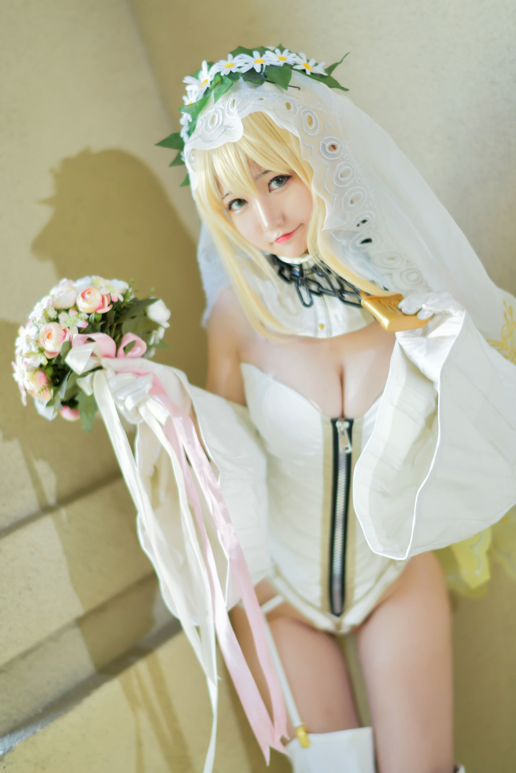 [萝莉COS] Nagesa魔物女本 白衣骑士 [45P]