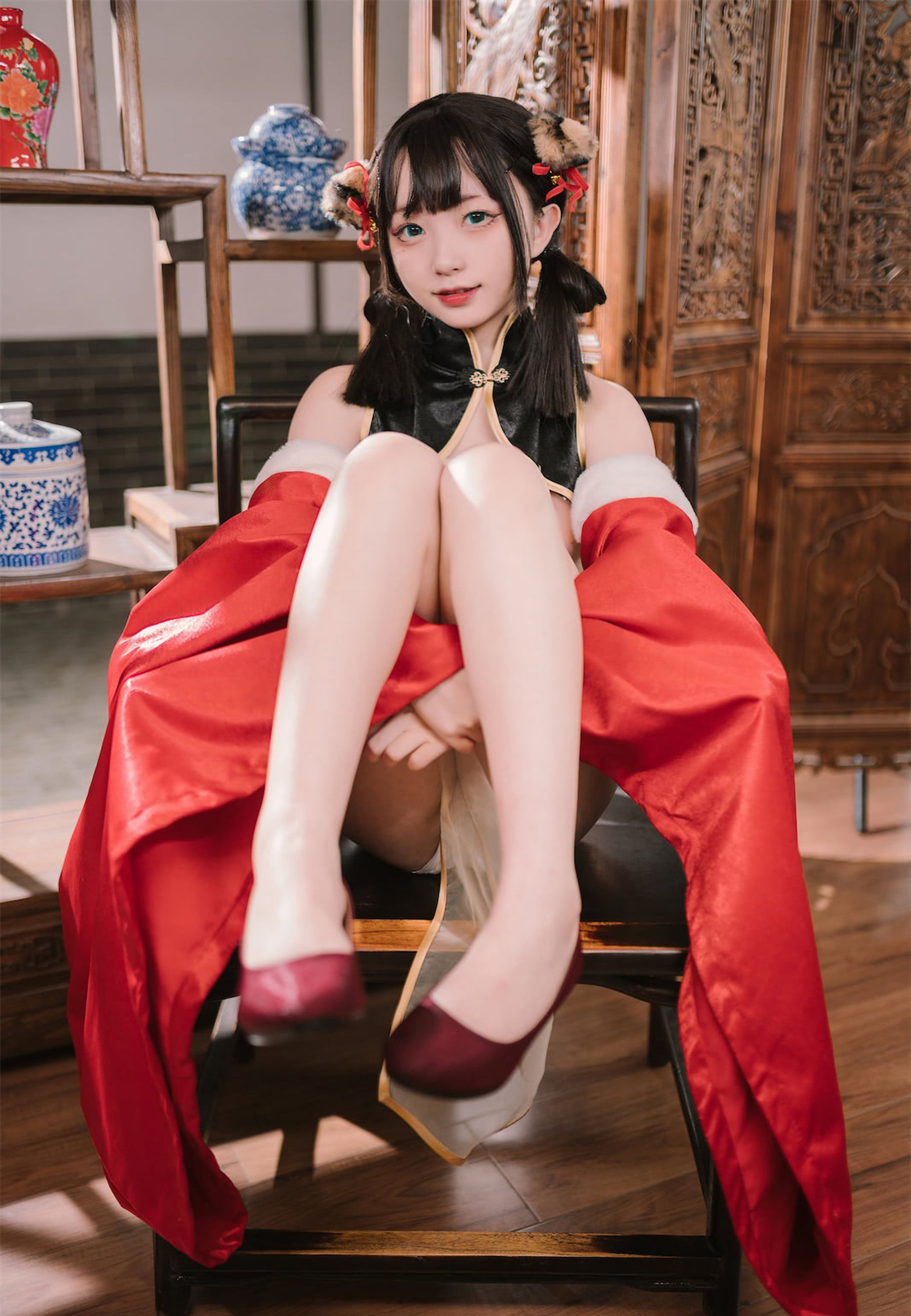 花铃 – 虎团团 [84P]