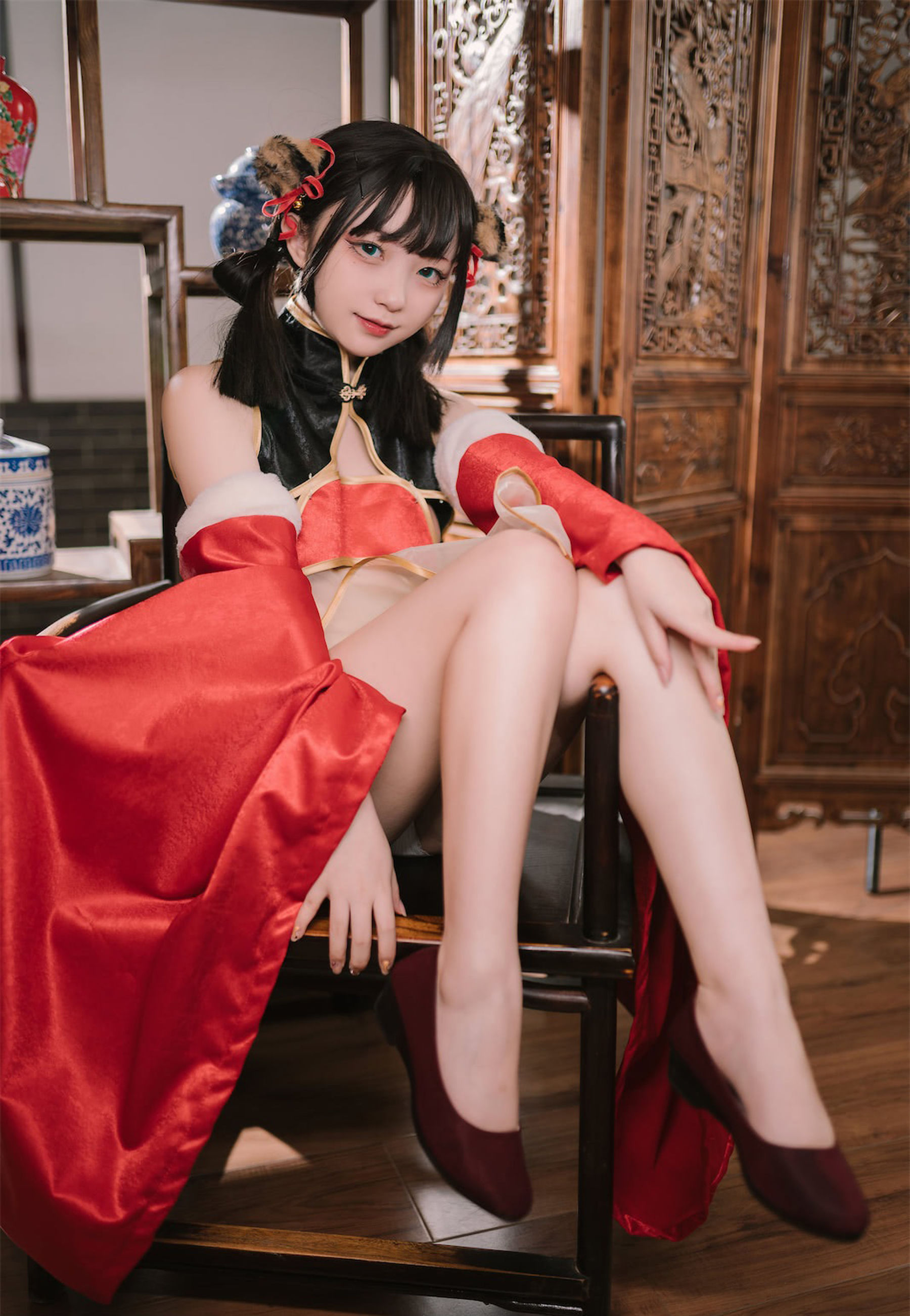 花铃 – 虎团团 [84P]