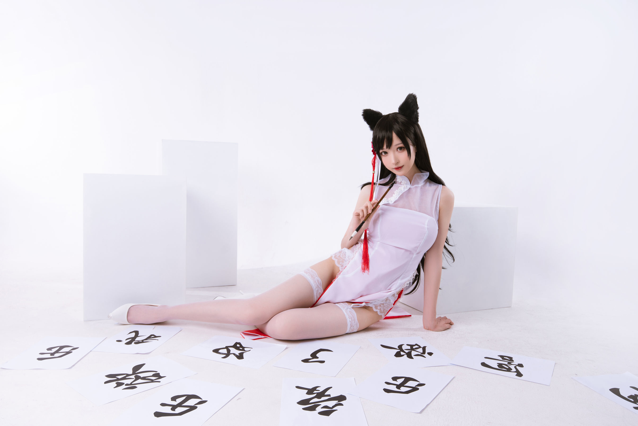 [萝莉COS] 南宫 – 高雄爱宕旗袍 南宫牙妹双人 [25P]