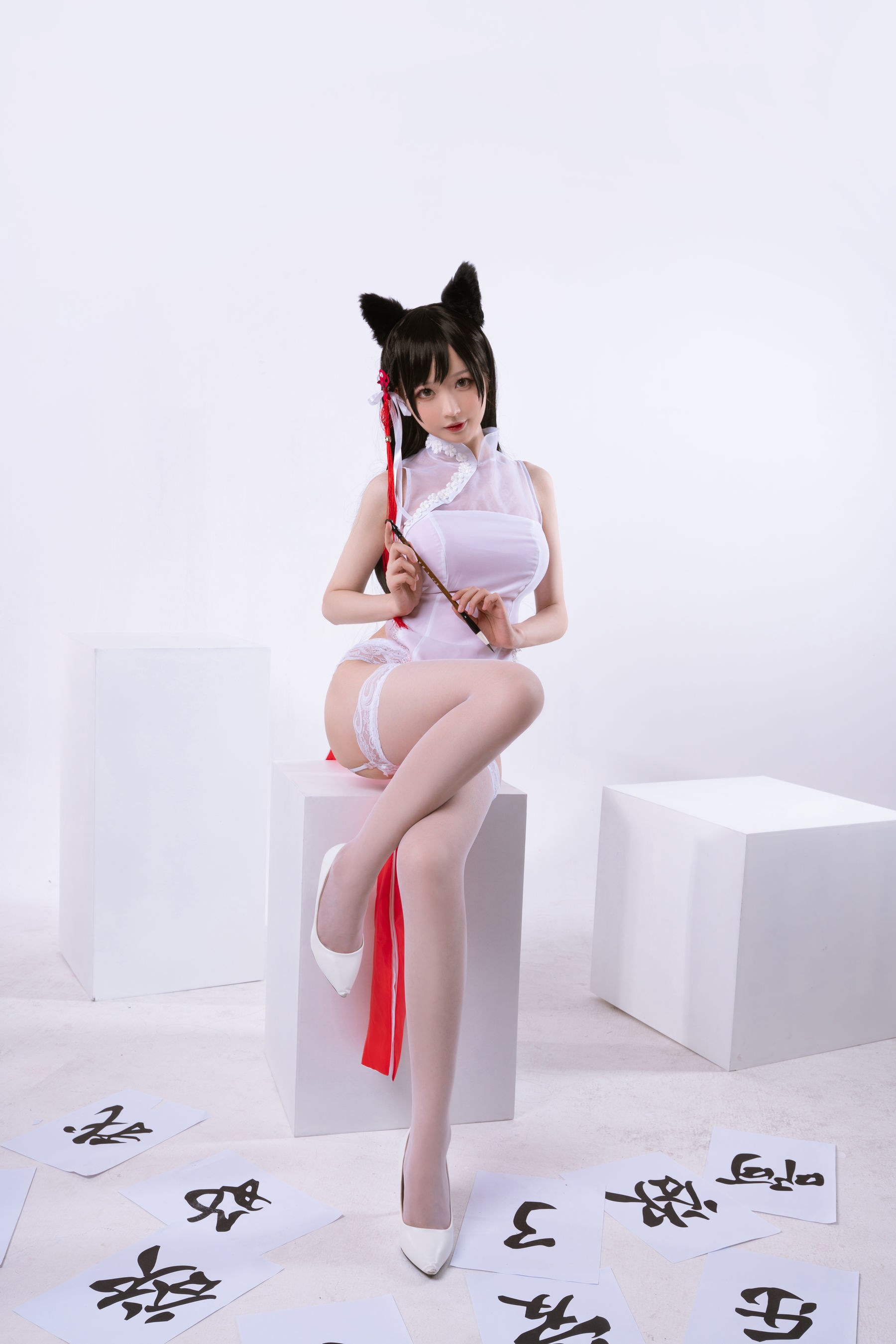 [萝莉COS] 南宫 – 高雄爱宕旗袍 南宫牙妹双人 [25P]