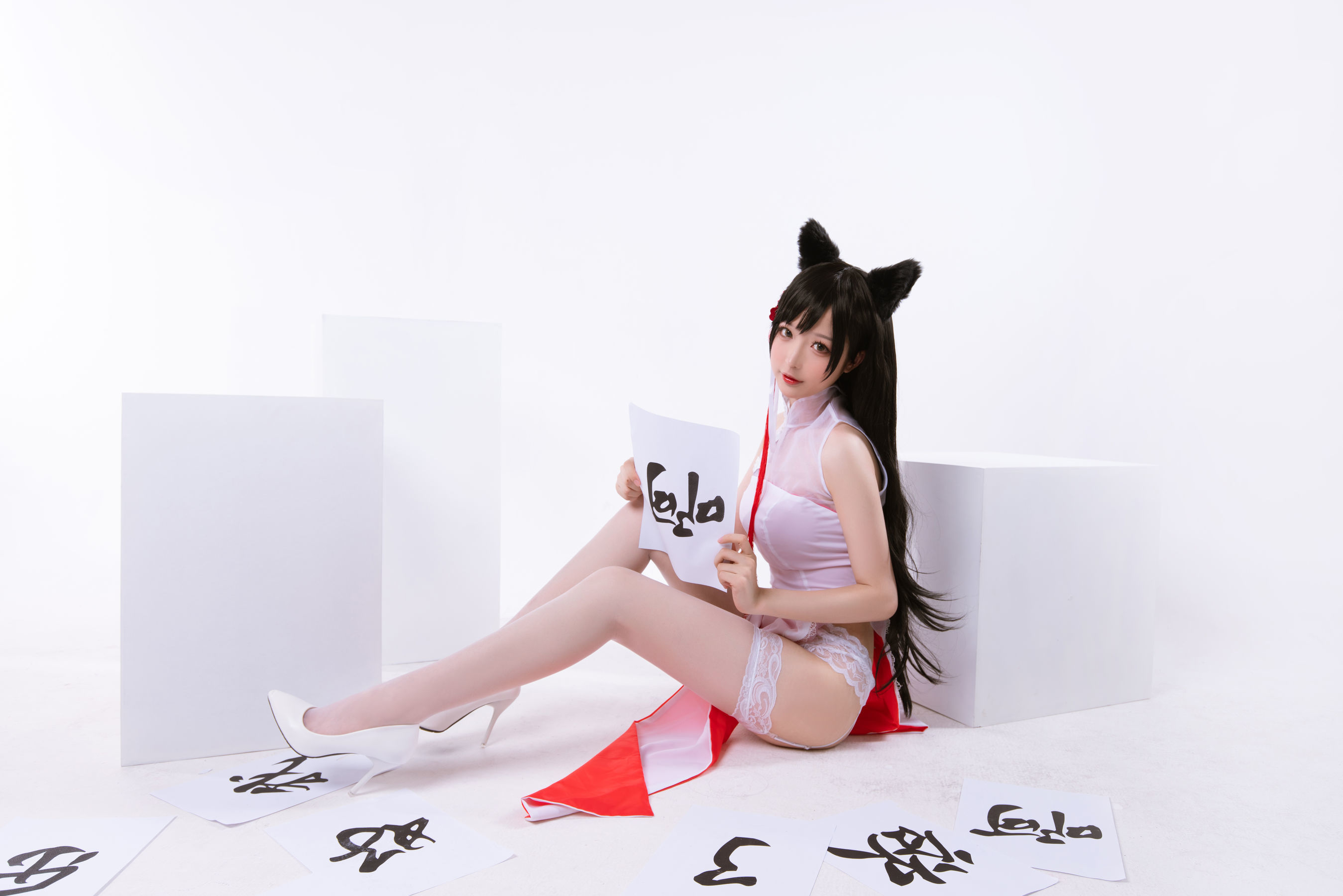 [萝莉COS] 南宫 – 高雄爱宕旗袍 南宫牙妹双人 [25P]