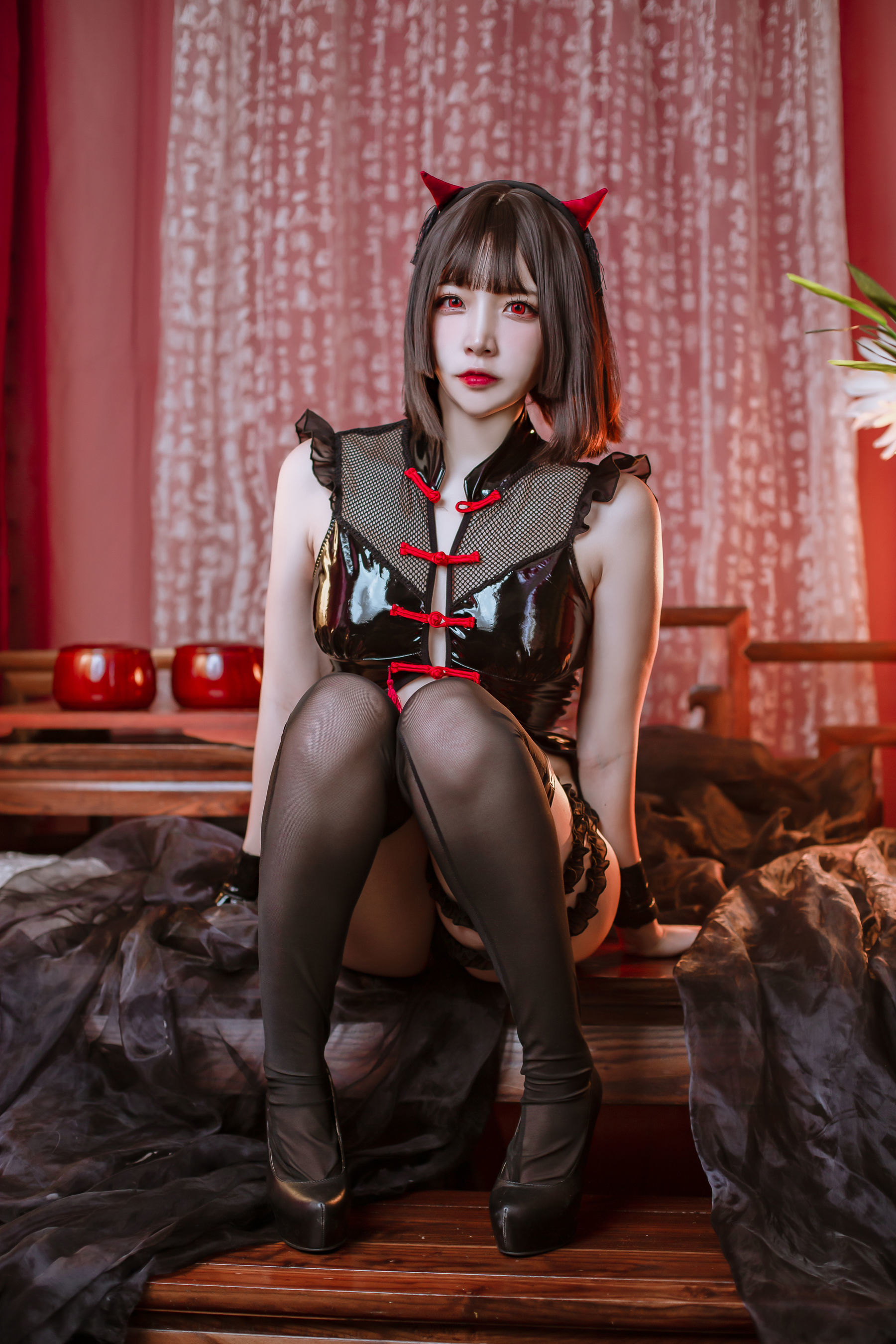 人气Coser二佐Nisa – 中华风小恶魔 [31P]
