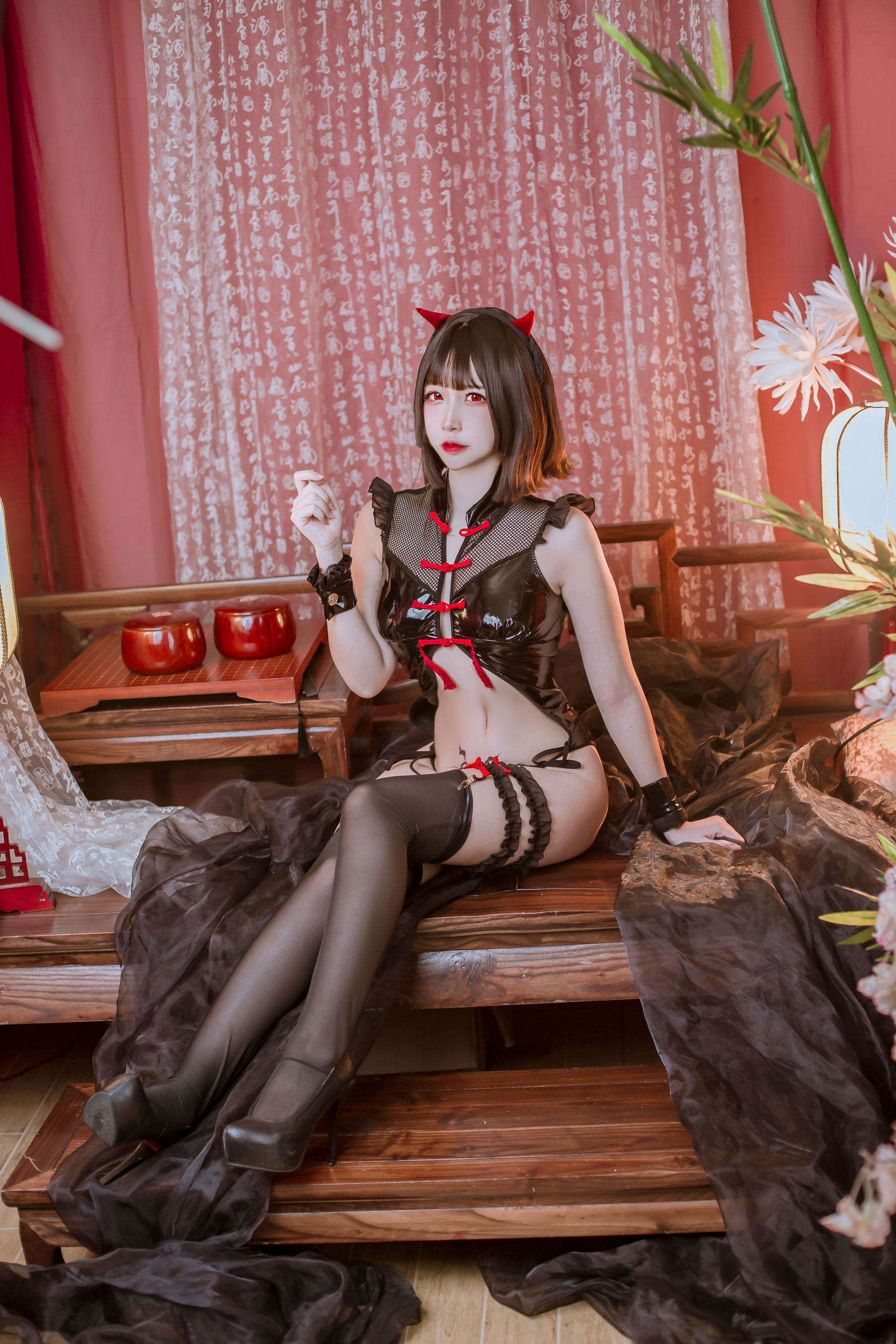 人气Coser二佐Nisa – 中华风小恶魔 [31P]