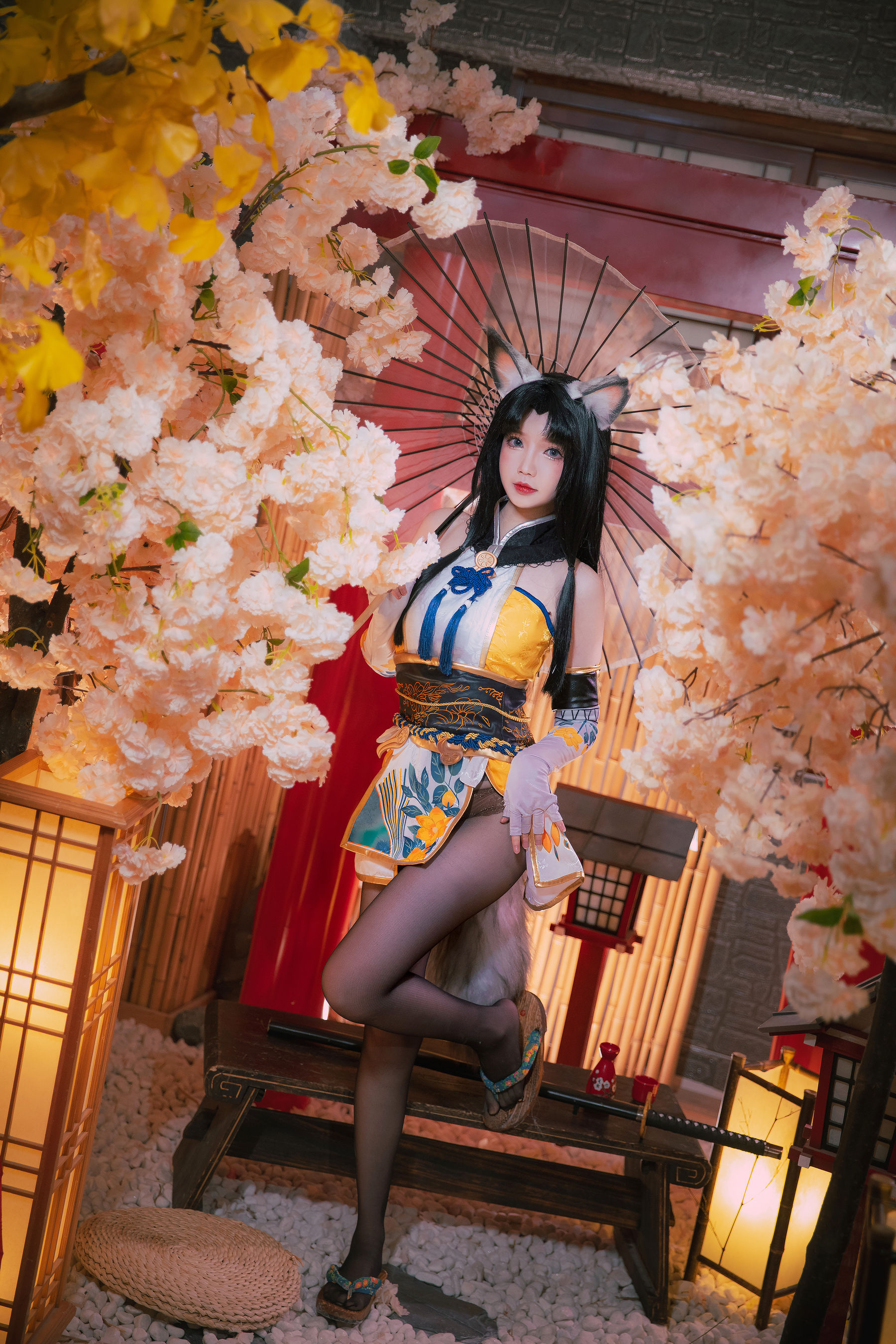 动漫博主雪晴Astra – 永劫无间 黑丝胡桃 [12P]