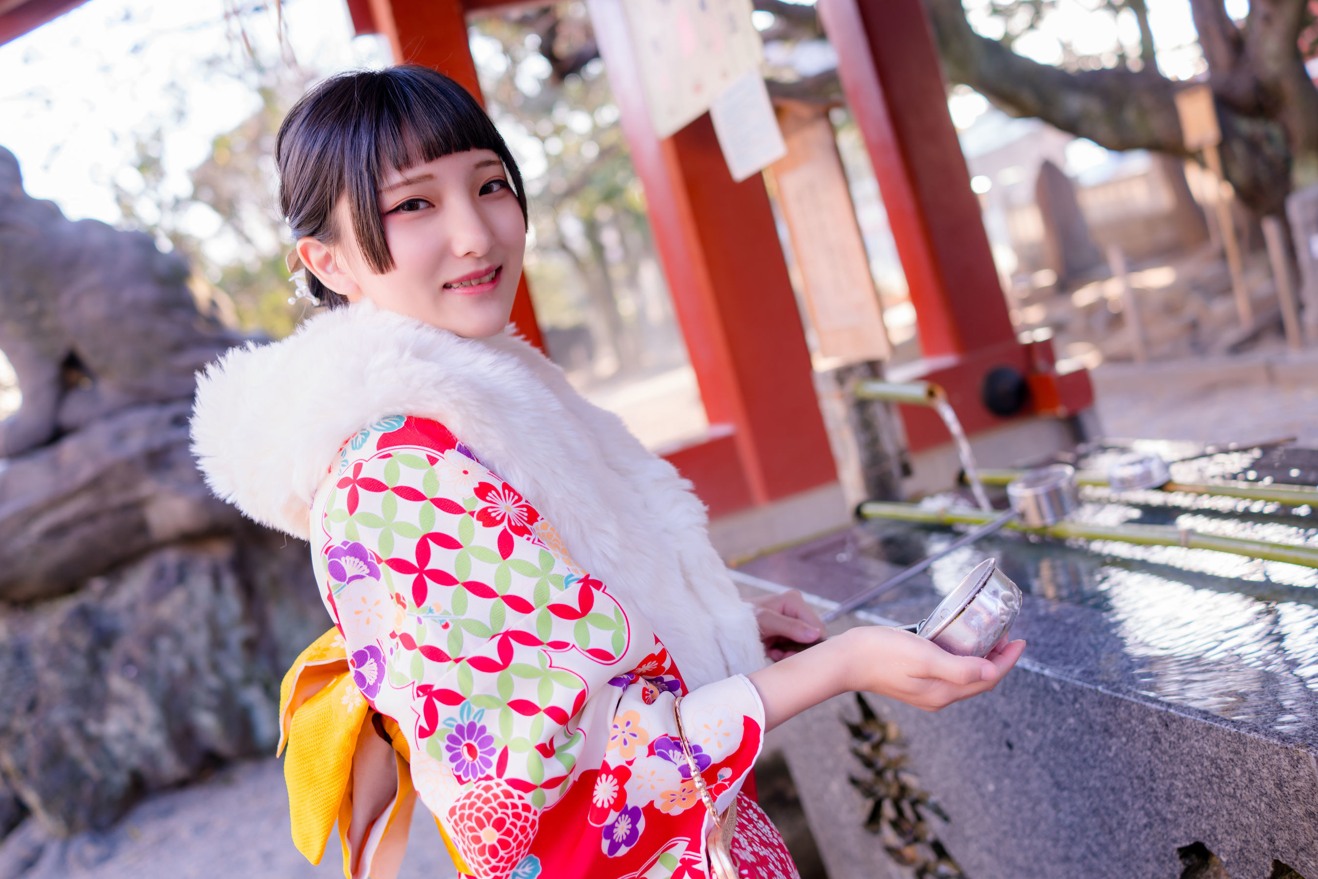 [Fantasy Factory] 小丁Cosplay – 和服 猫女女仆 [70P]