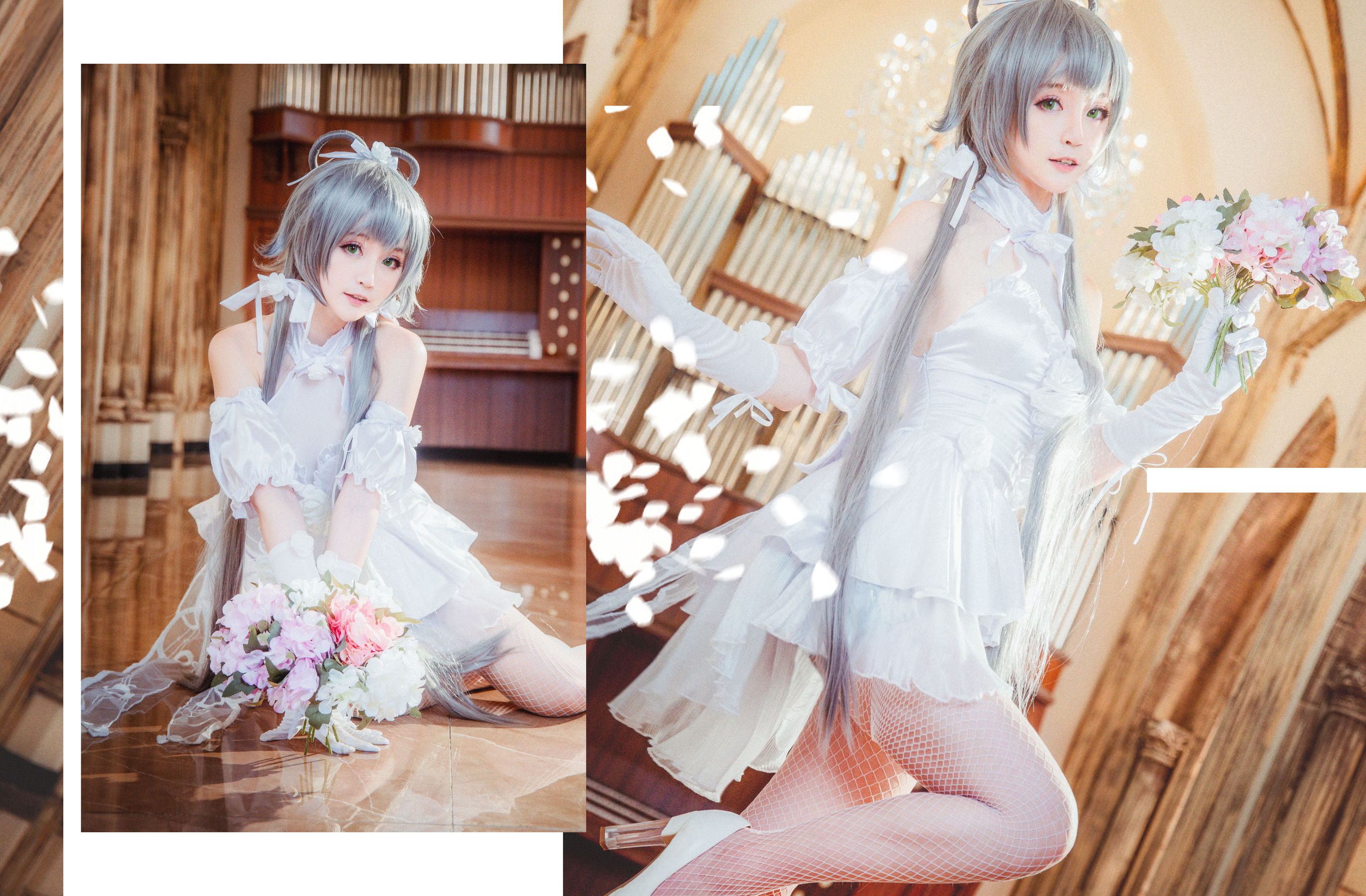 萌宠博主yui金鱼 – 洛天依花嫁 [11P]