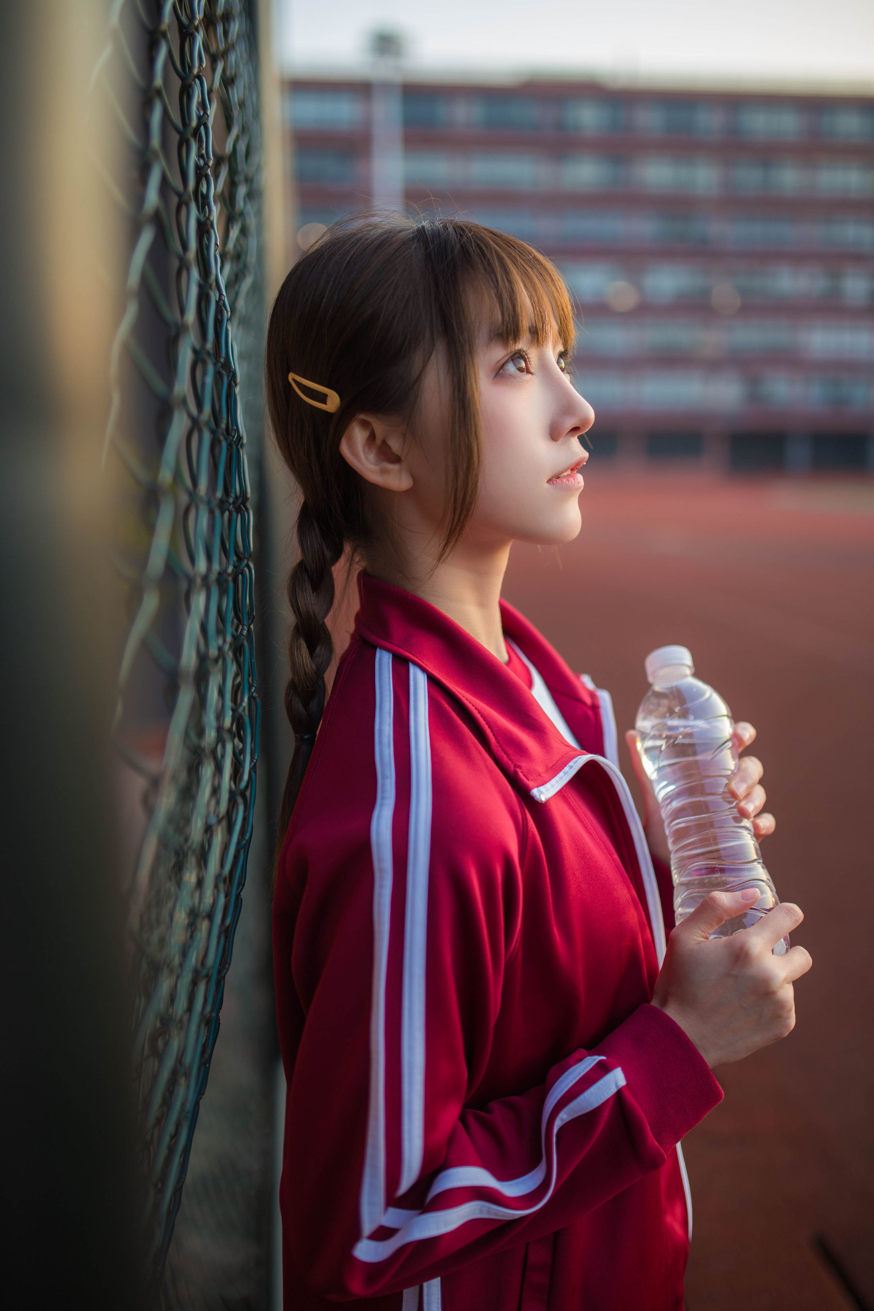 动漫博主Kitaro_绮太郎 红色运动服女孩 [13P]