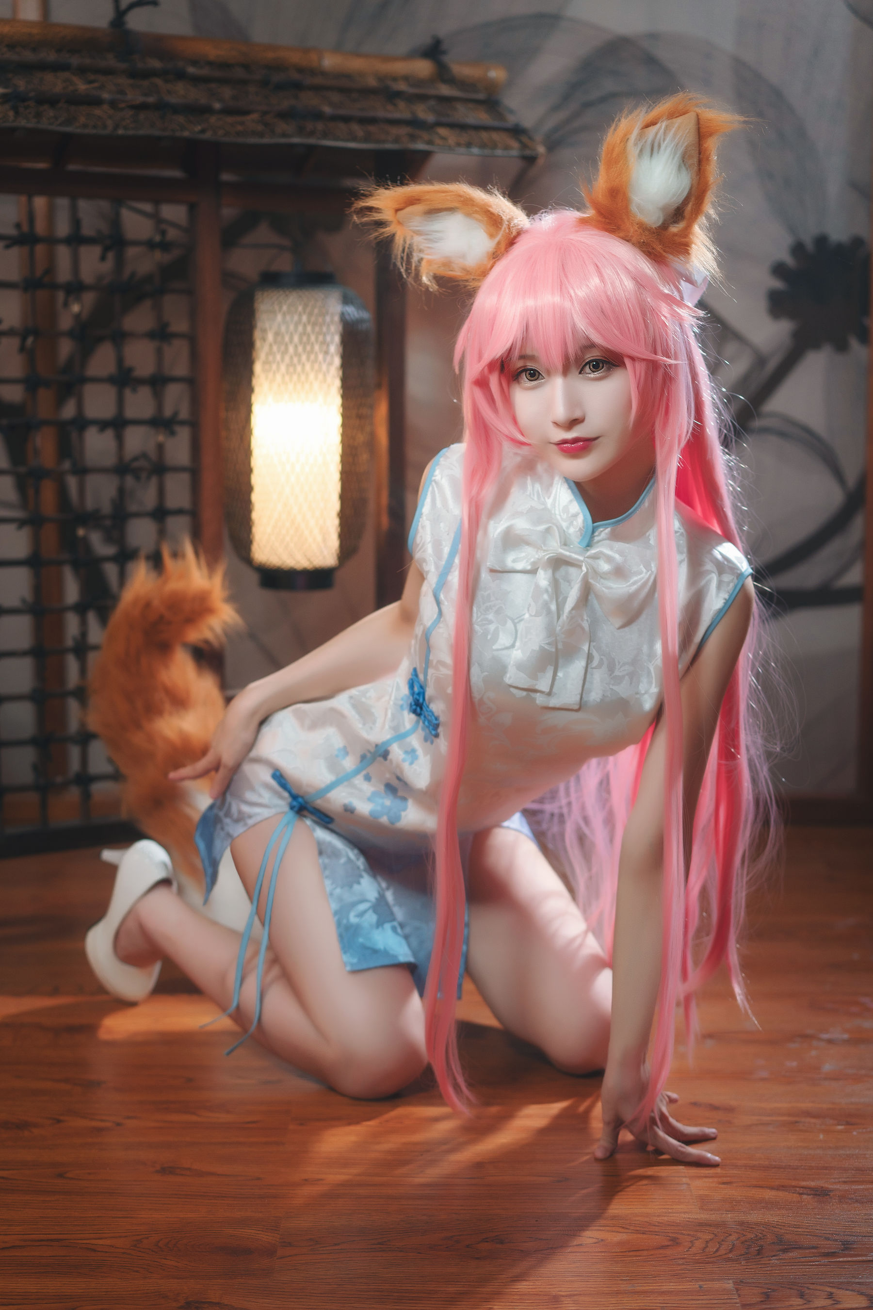 动漫博主w百合欧皇子w – 小玉 旗袍 [20P]