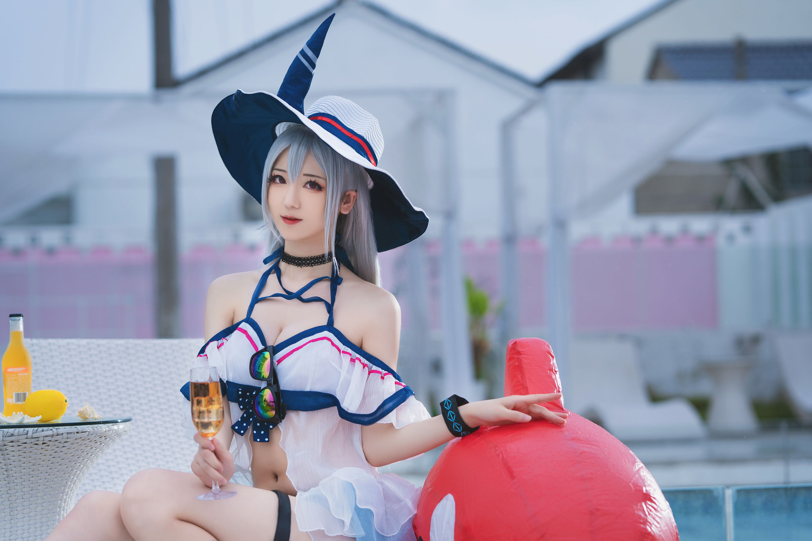 小姐姐弥音音ww – 明日方舟 斯卡蒂泳装 [24P]