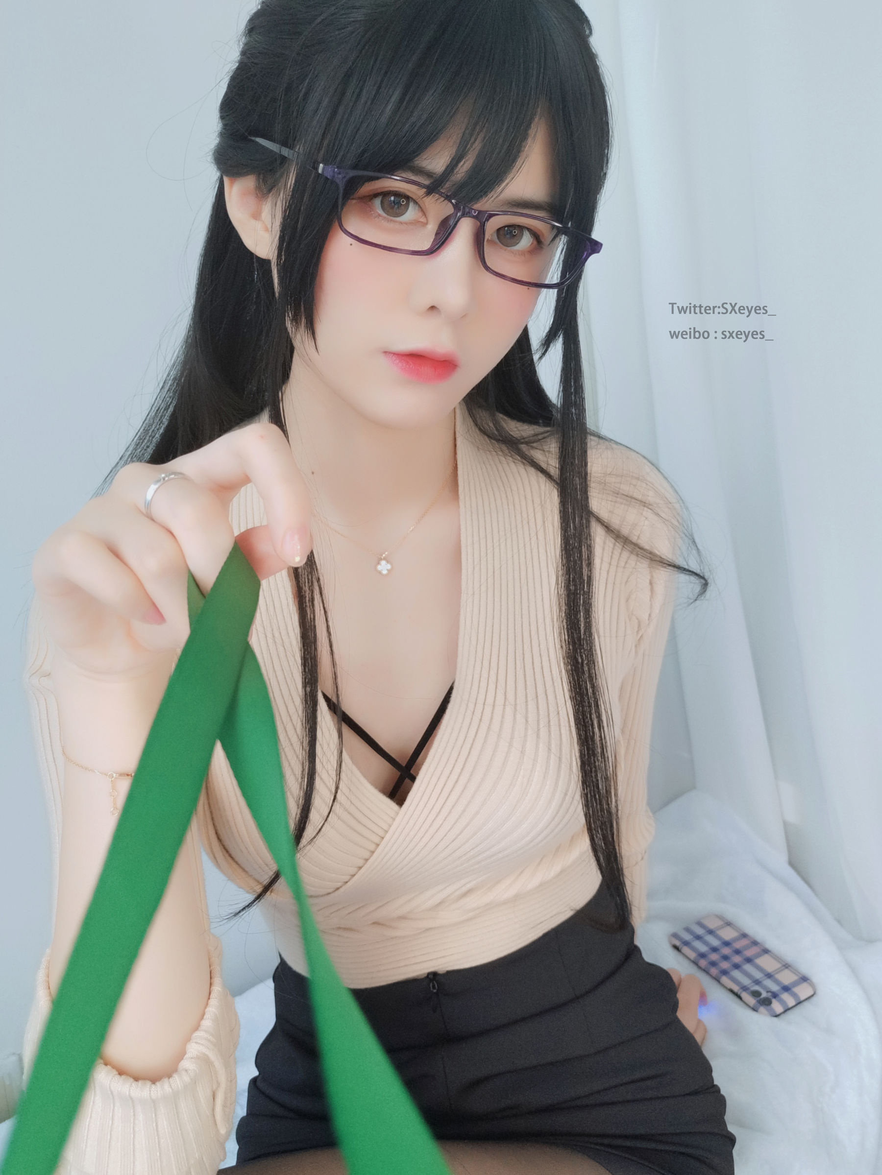 萌妹子眼酱大魔王w OL彼女 [24P]