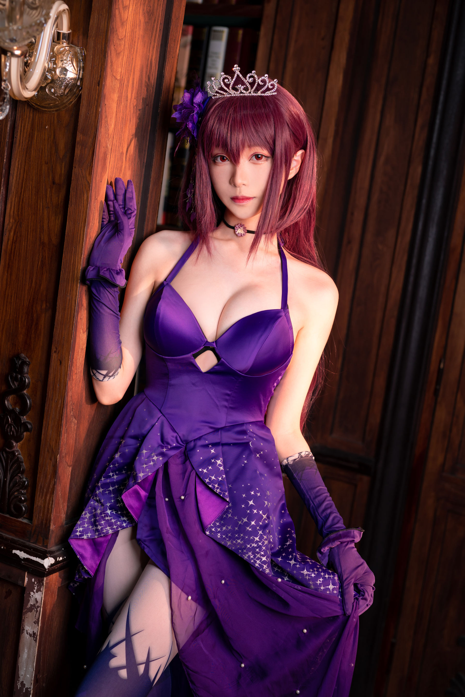 [Cosplay写真] 长腿Coser青青子Js – 斯卡哈2 [37P]