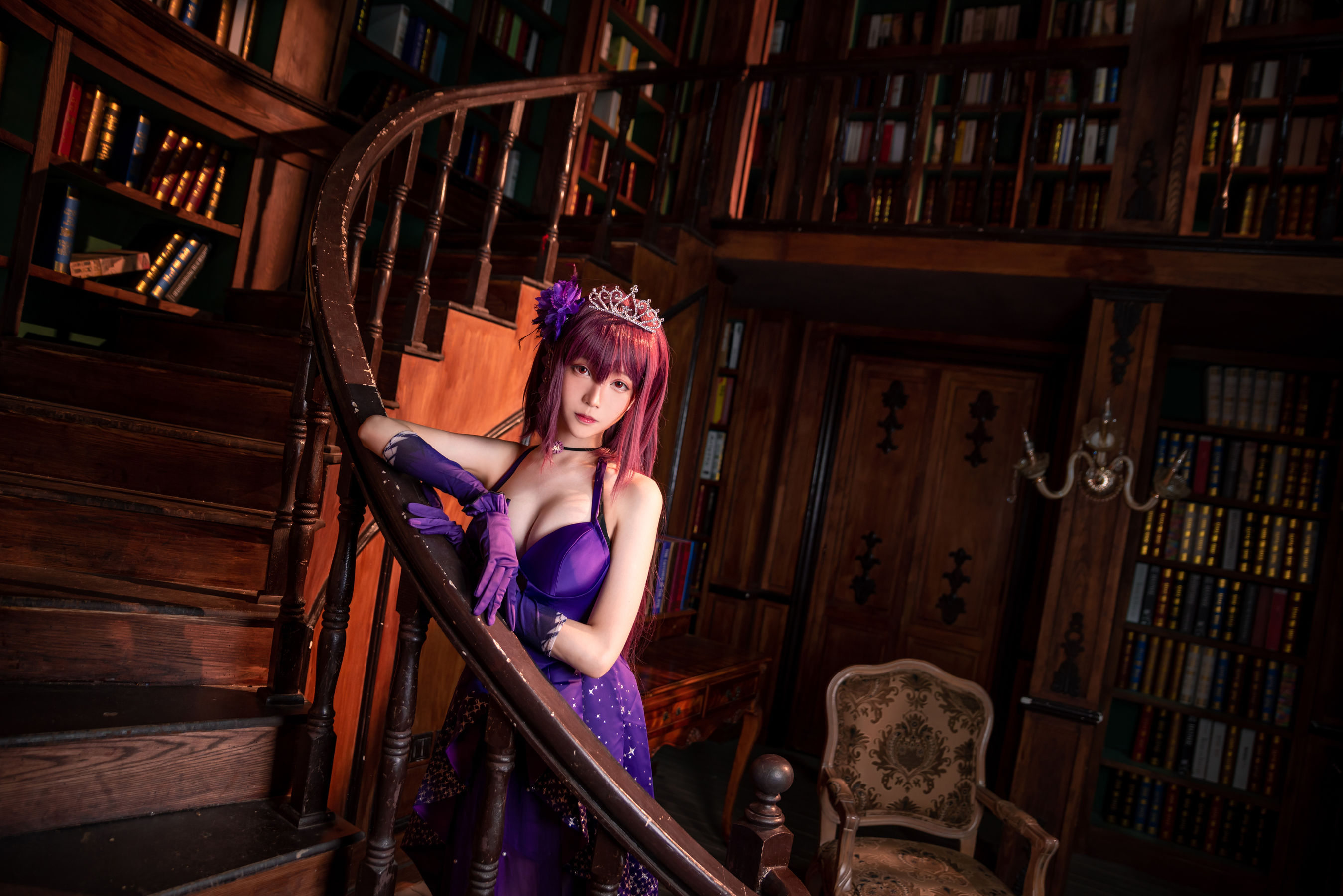 [Cosplay写真] 长腿Coser青青子Js – 斯卡哈2 [37P]