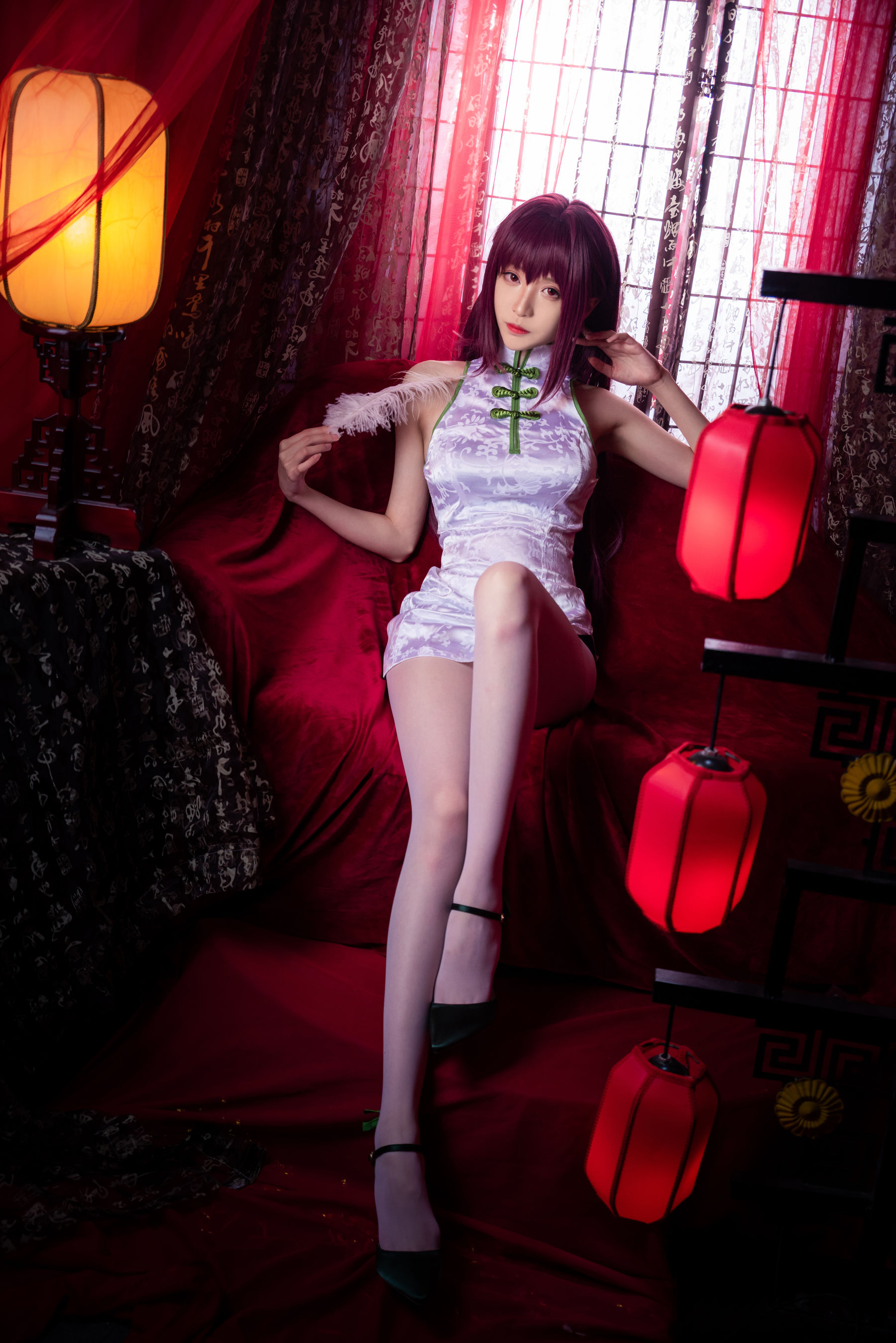 [Cosplay写真] 长腿Coser青青子Js – 斯卡哈2 [37P]