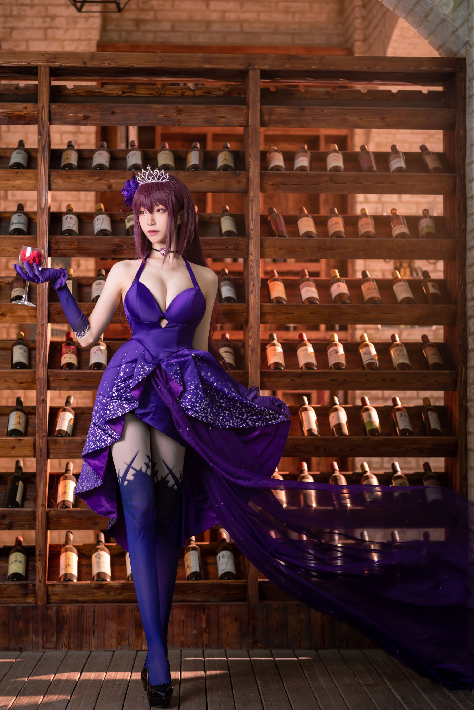 [Cosplay写真] 长腿Coser青青子Js – 斯卡哈2 [37P]