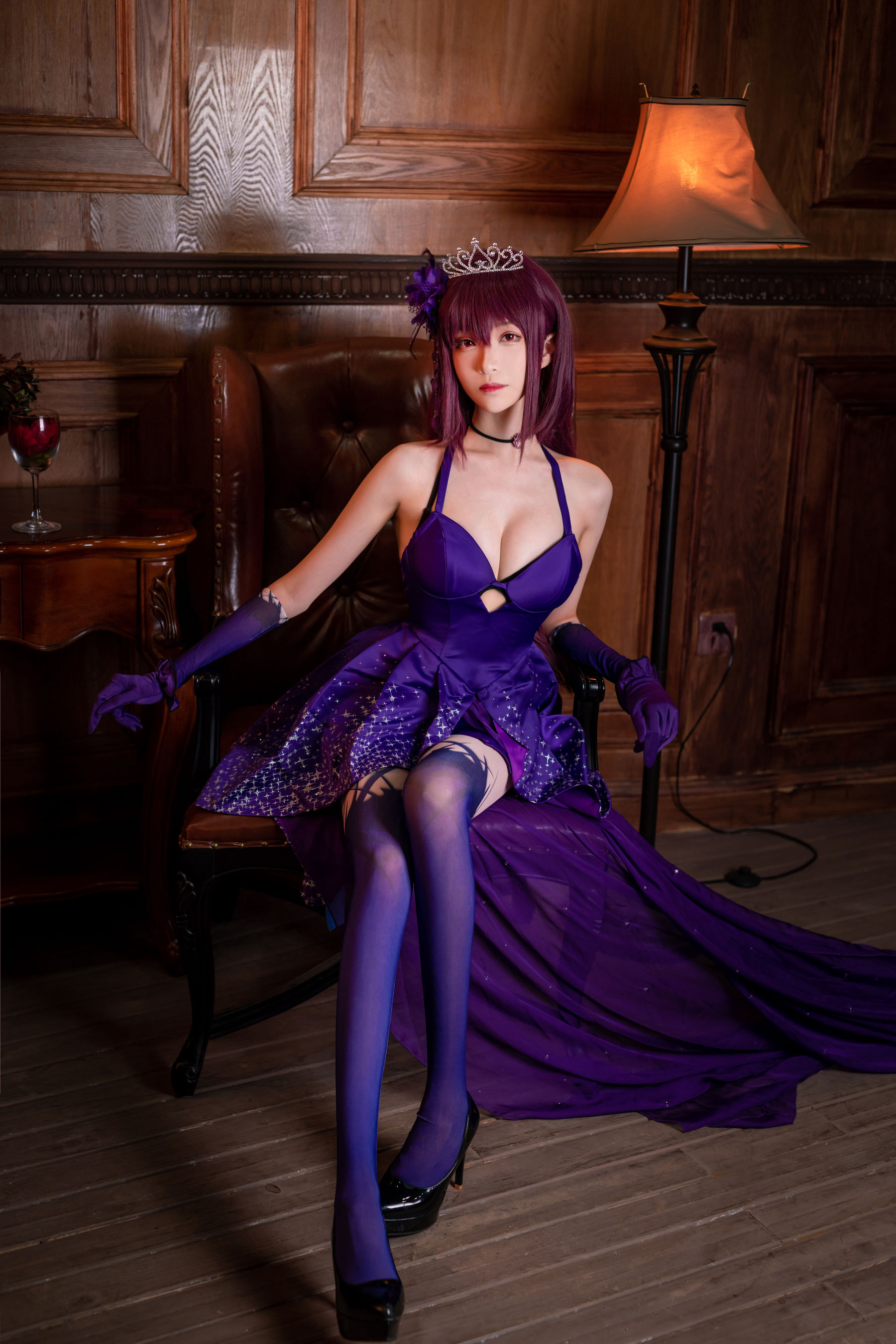 [Cosplay写真] 长腿Coser青青子Js – 斯卡哈2 [37P]