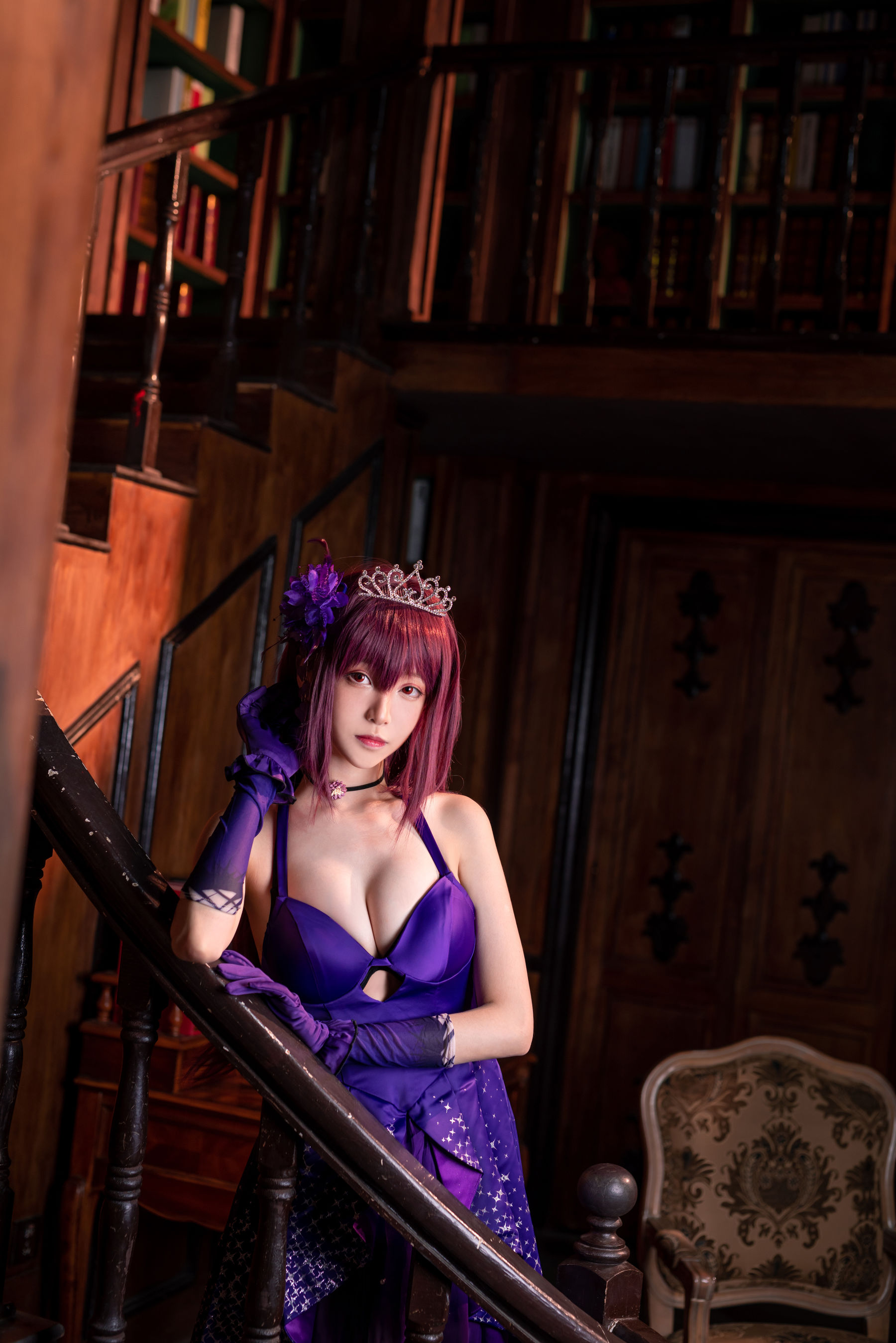 [Cosplay写真] 长腿Coser青青子Js – 斯卡哈2 [37P]