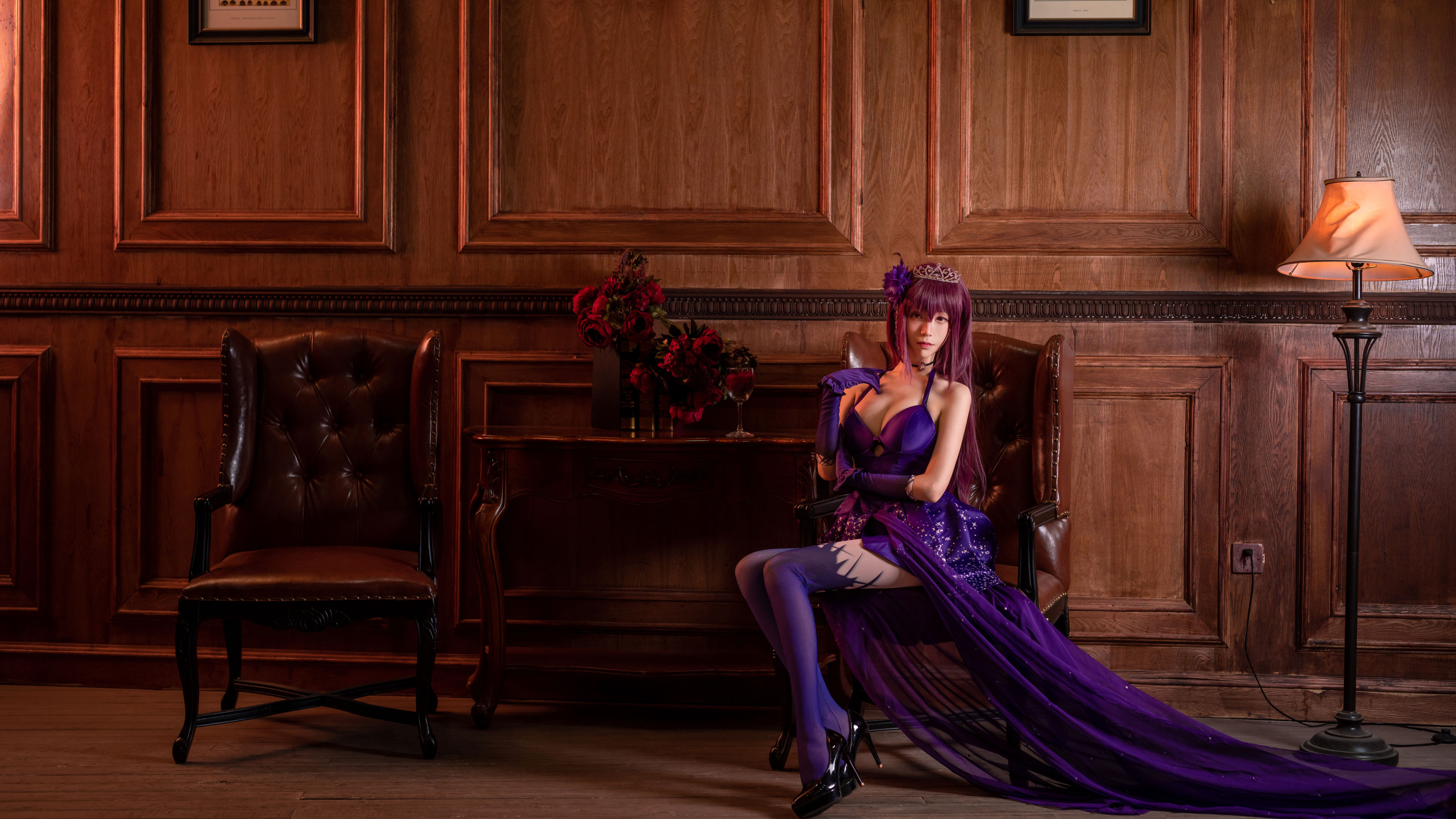 [Cosplay写真] 长腿Coser青青子Js – 斯卡哈2 [37P]