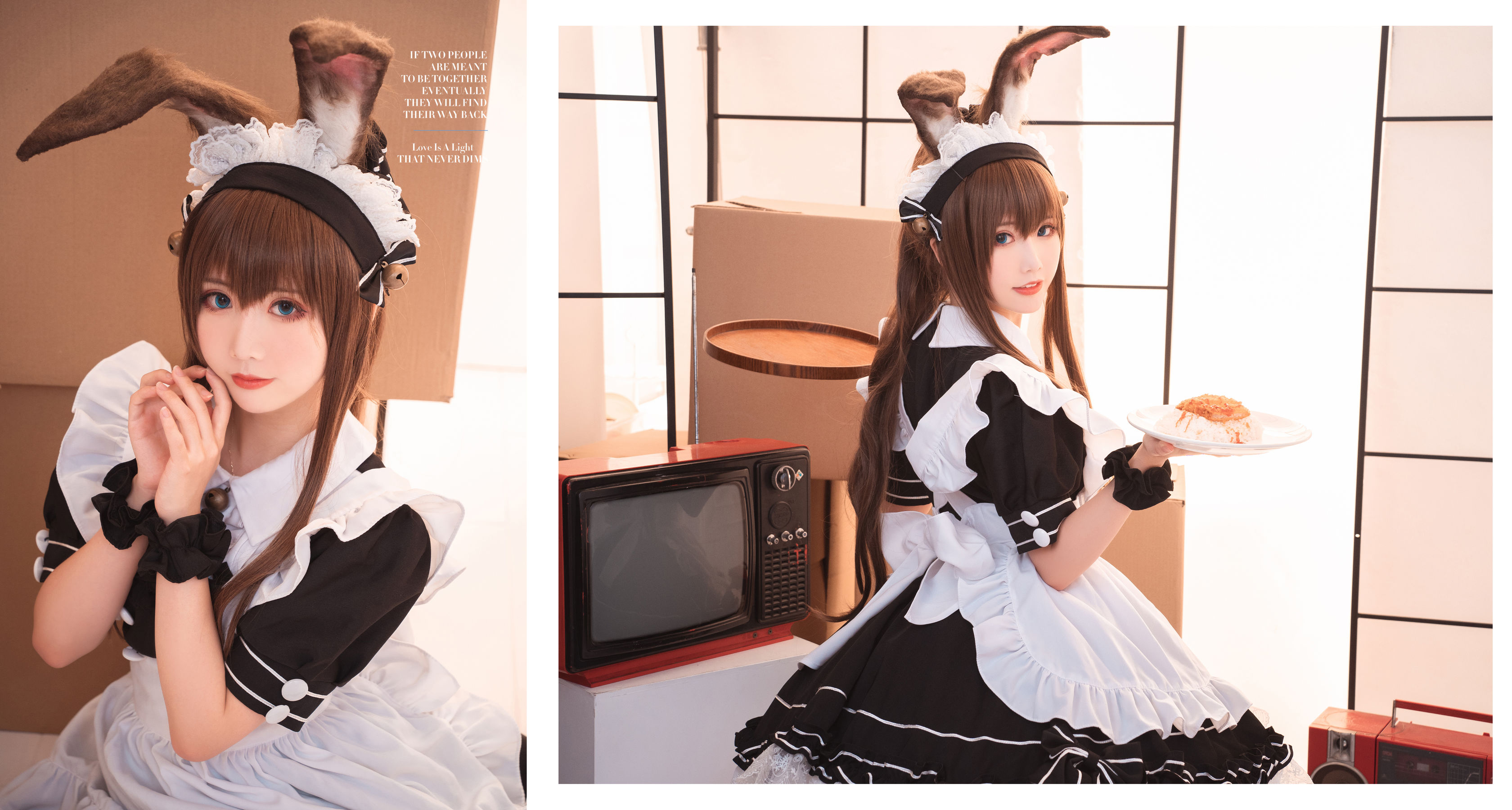 [Cosplay写真] 可爱人气Coser面饼仙儿 – 阿米驴女仆 [23P]