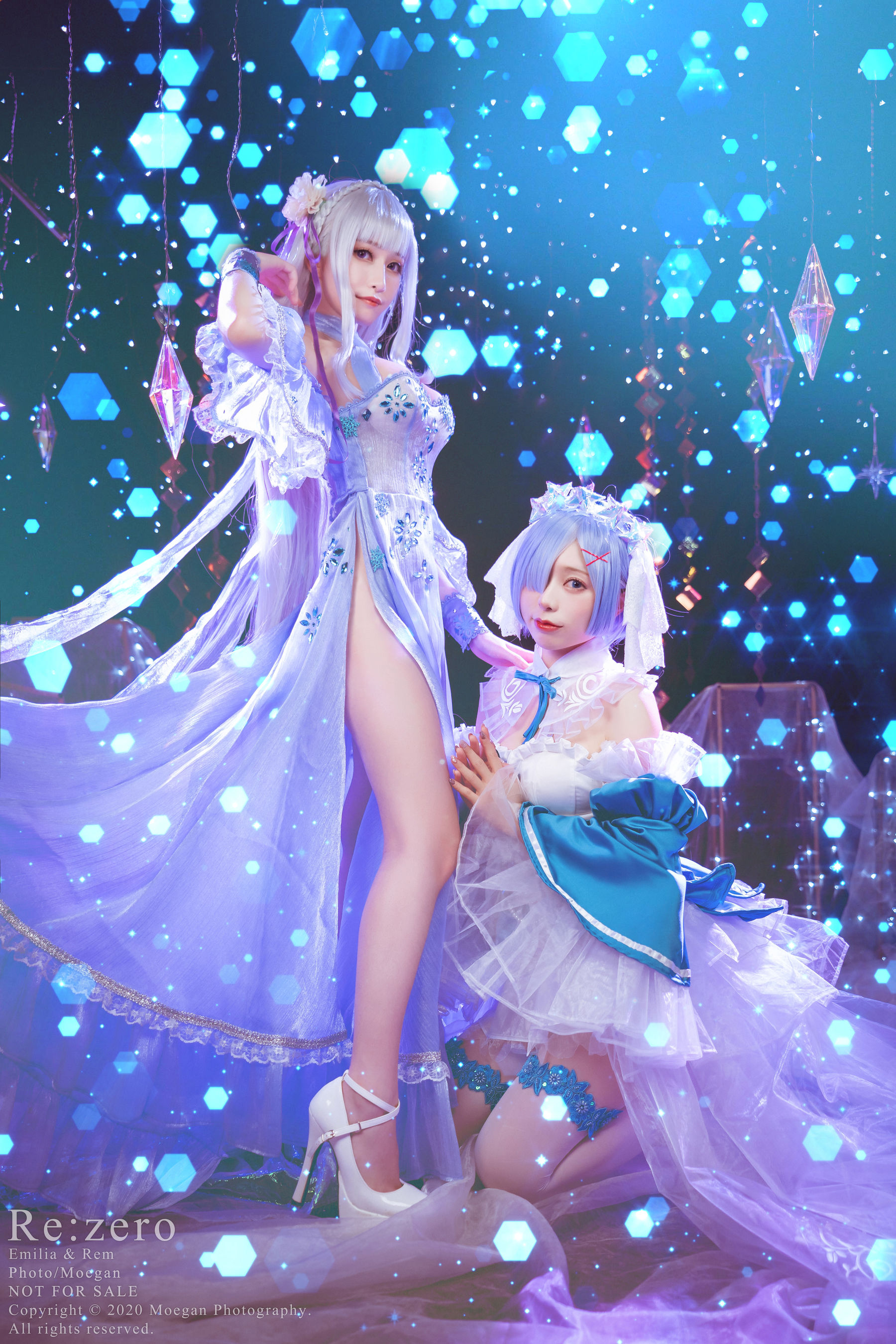 Miyana咪呀&紫玥桃 – 水晶连衣裙 [13P]