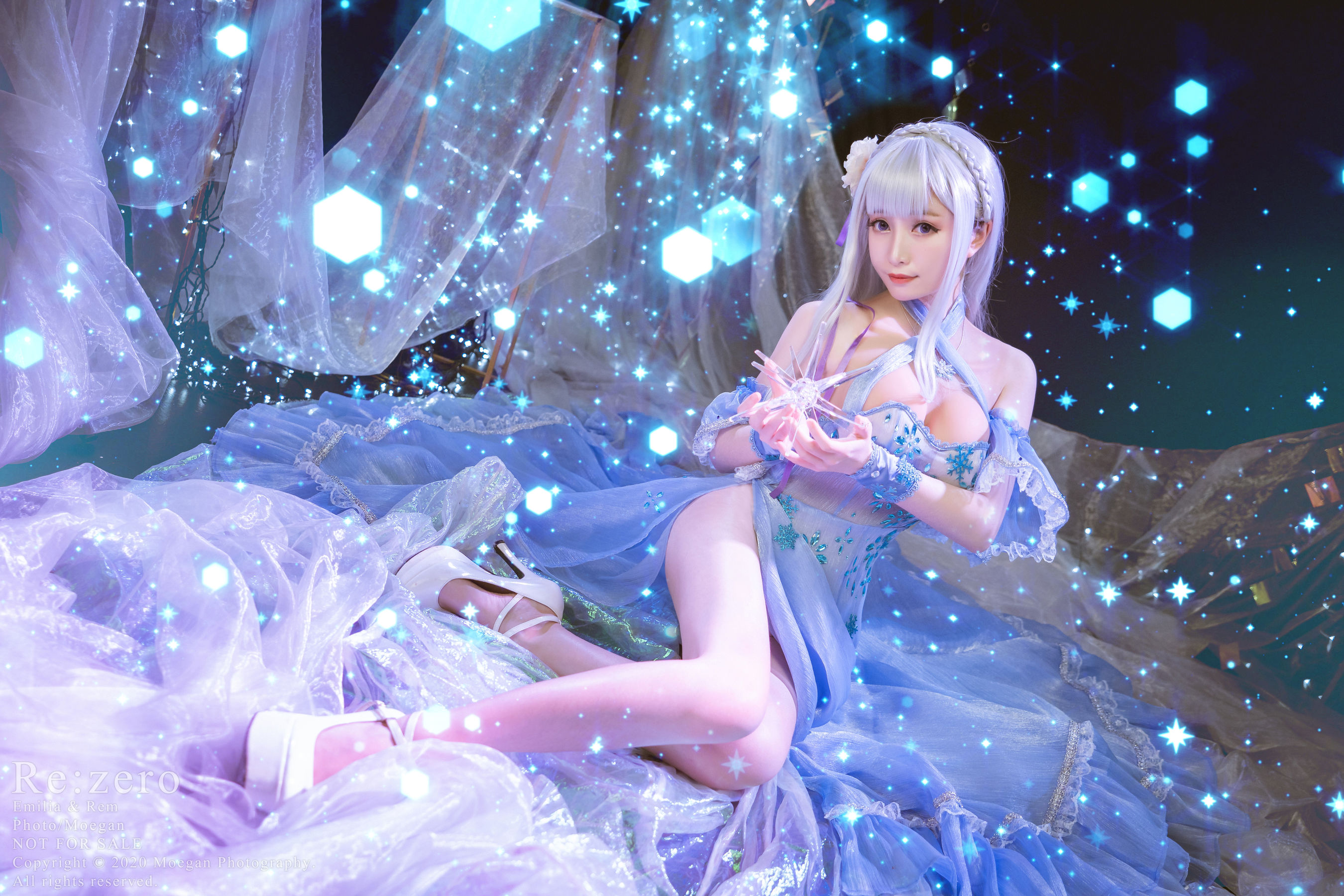 Miyana咪呀&紫玥桃 – 水晶连衣裙 [13P]