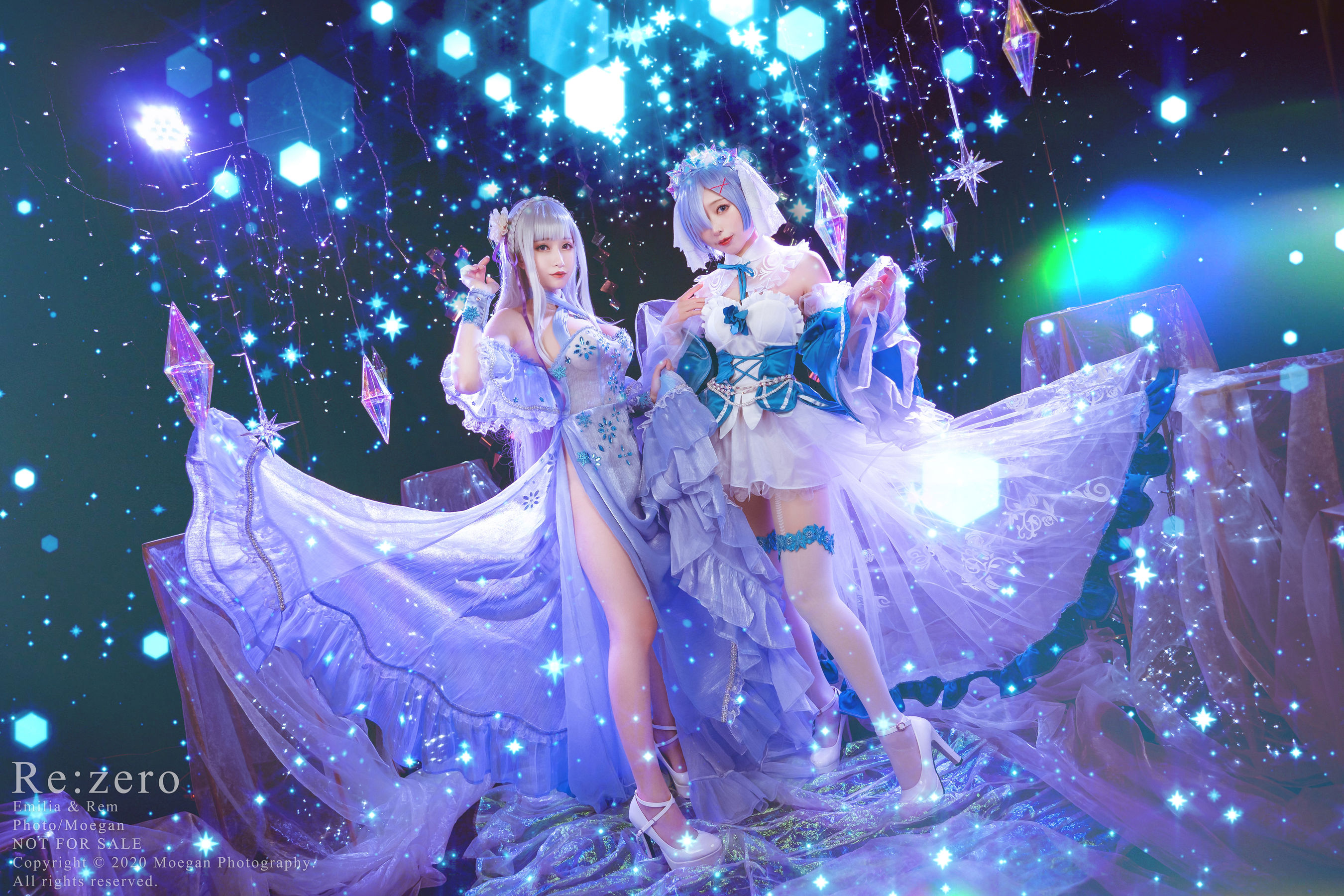 Miyana咪呀&紫玥桃 – 水晶连衣裙 [13P]