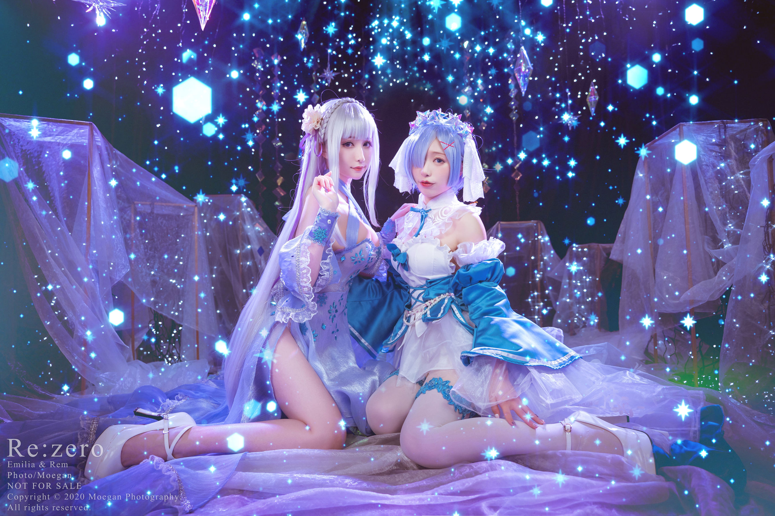 Miyana咪呀&紫玥桃 – 水晶连衣裙 [13P]