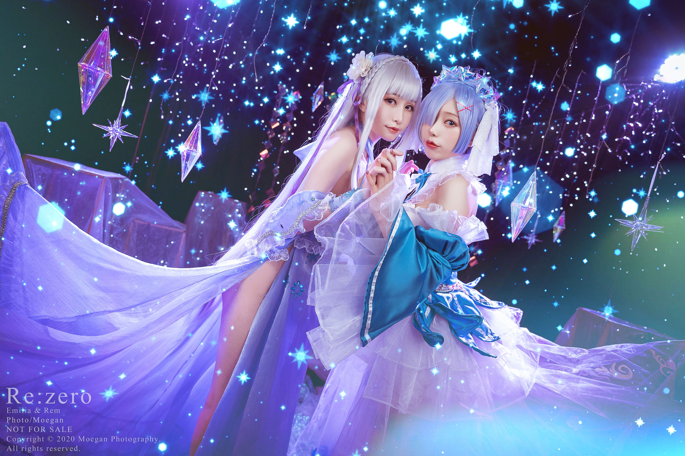 Miyana咪呀&紫玥桃 – 水晶连衣裙 [13P]