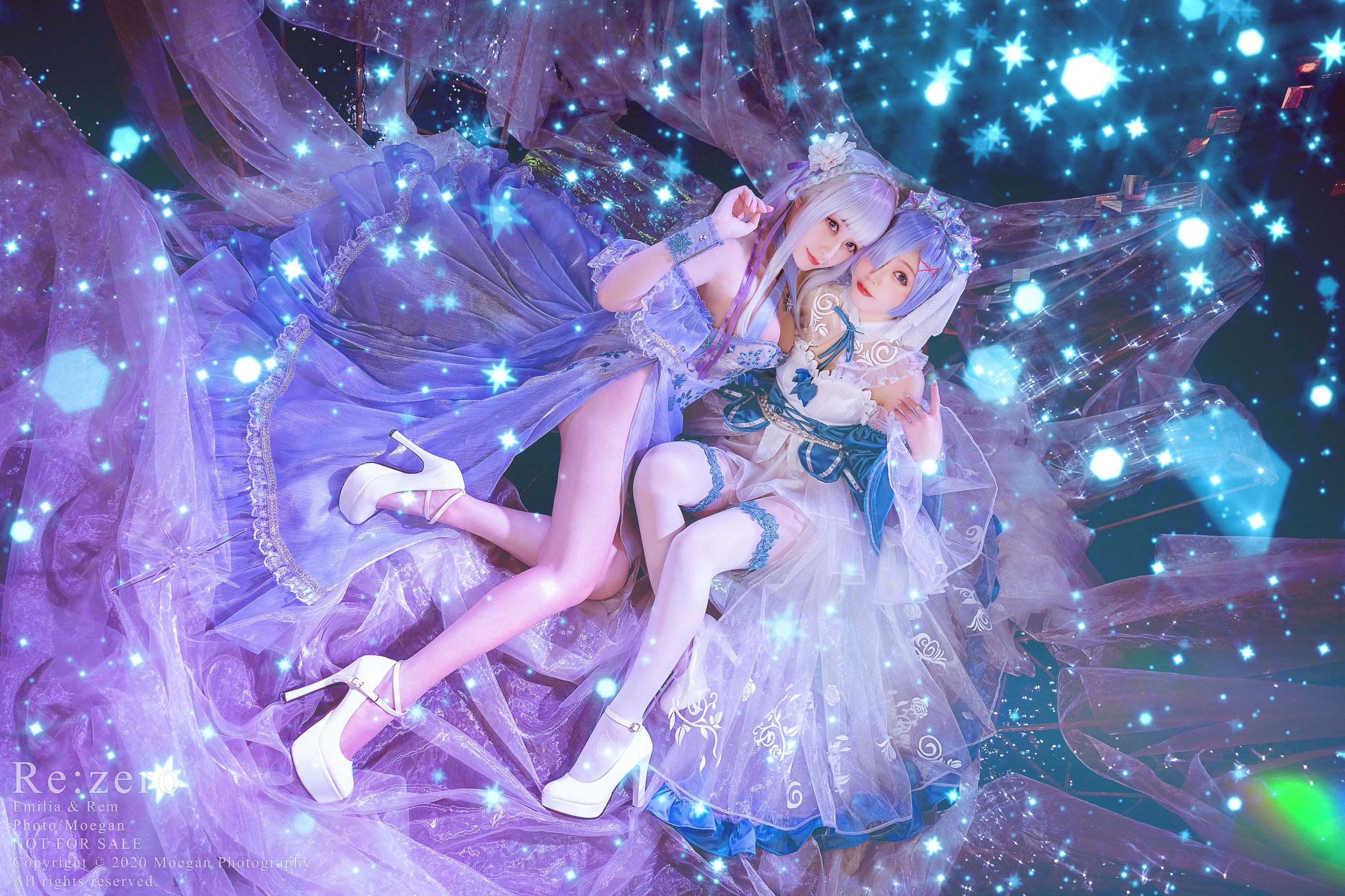 Miyana咪呀&紫玥桃 – 水晶连衣裙 [13P]