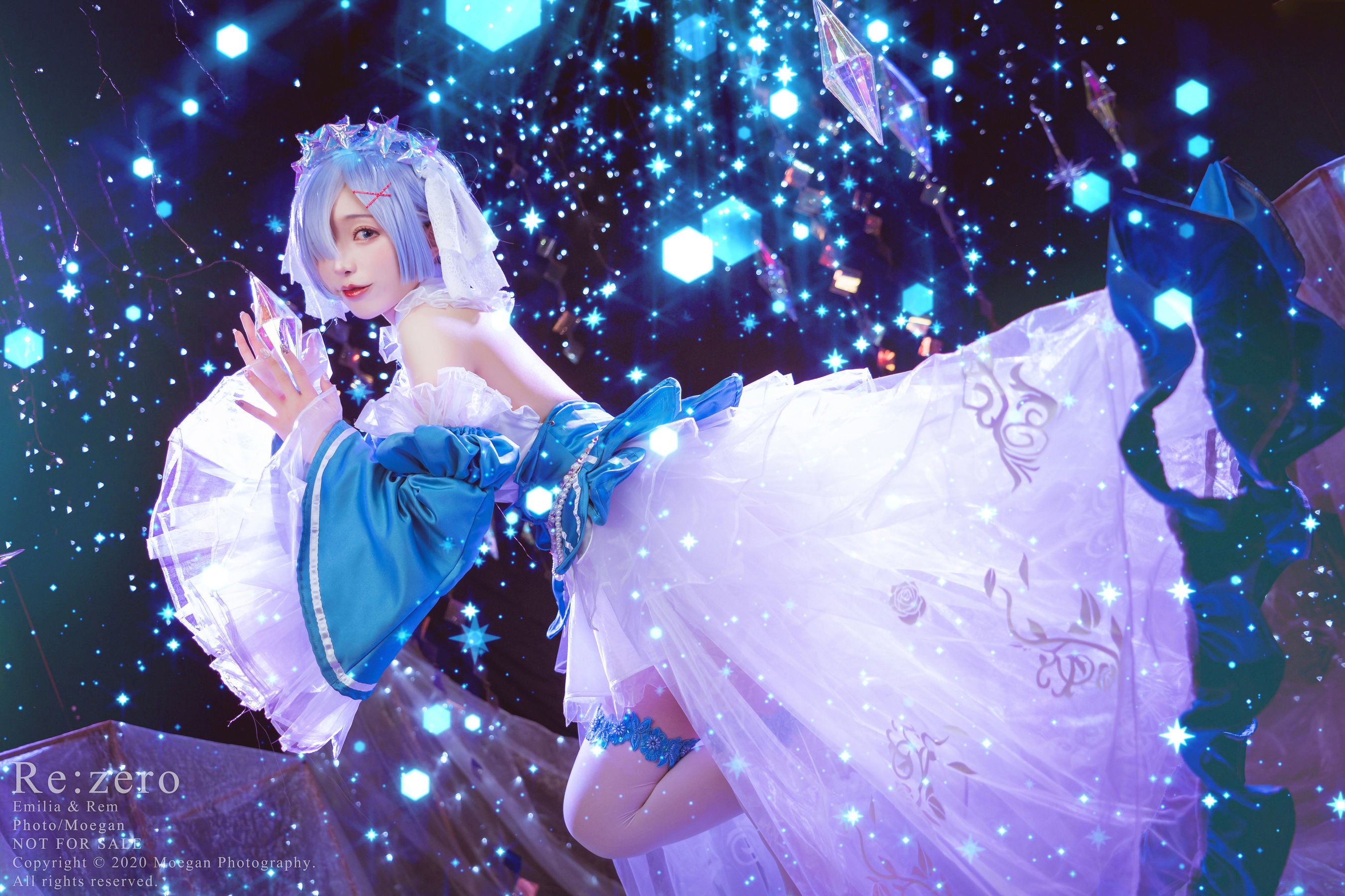 Miyana咪呀&紫玥桃 – 水晶连衣裙 [13P]
